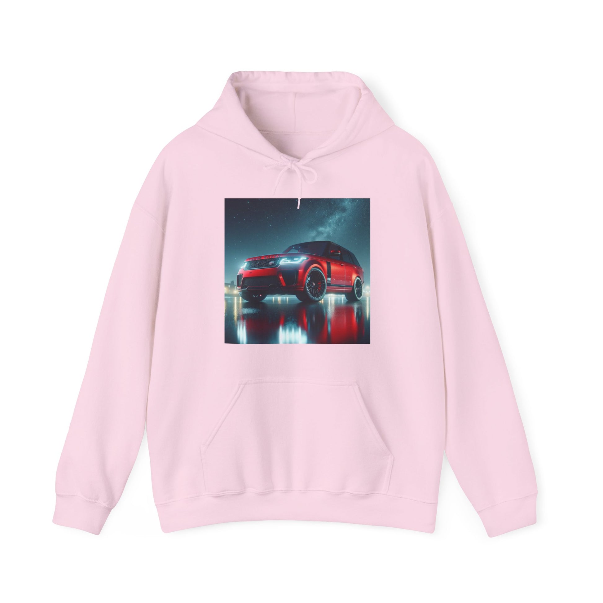 Red Range Rover Hoodie Hoodie Printify Light Pink S