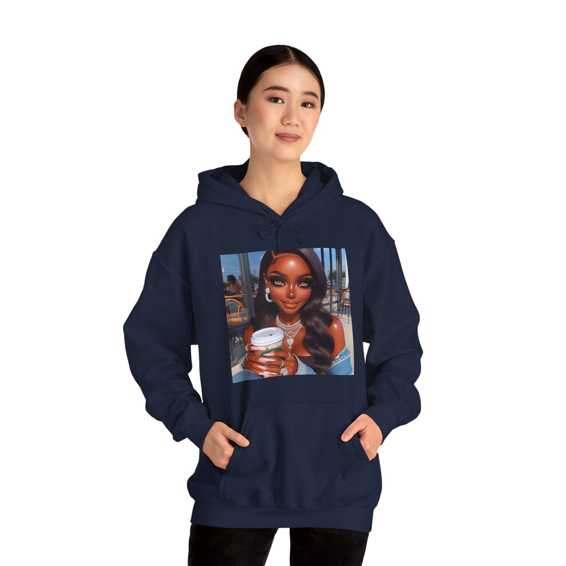 Coffee Beauty Hoodie Hoodie Printify