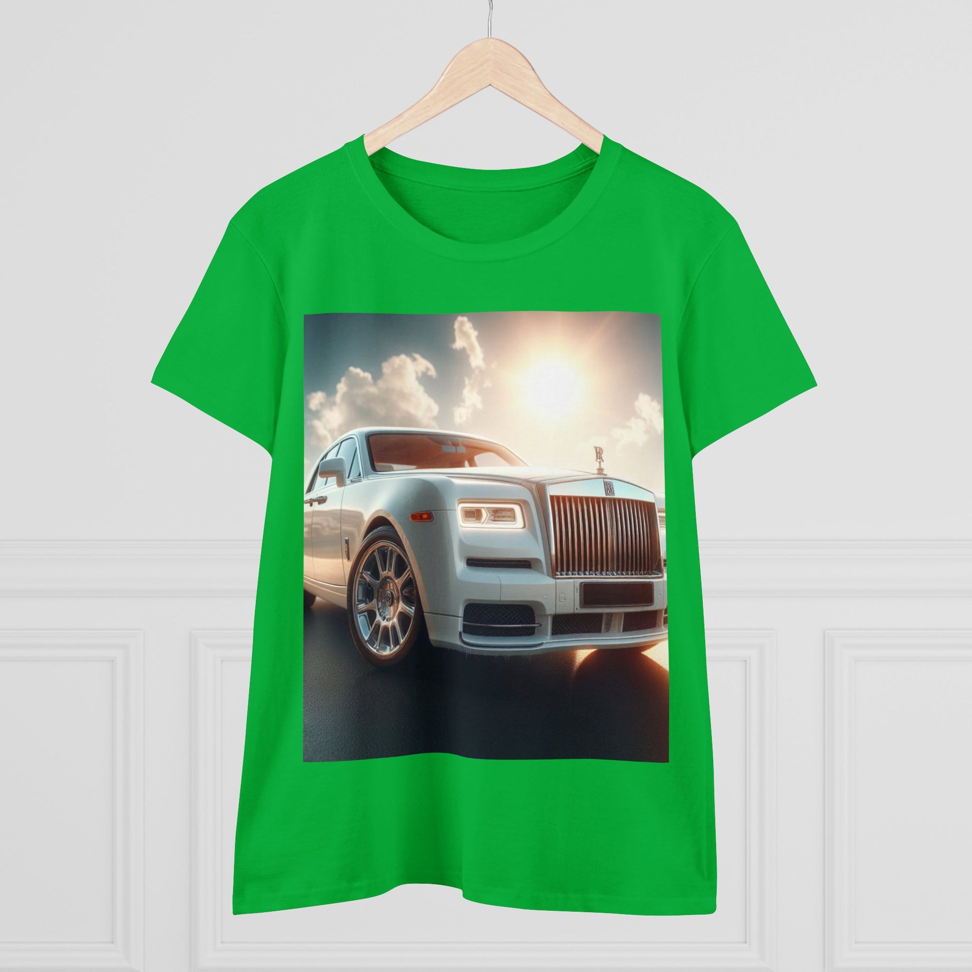 White Rolls Royce T-Shirt T-Shirt Printify