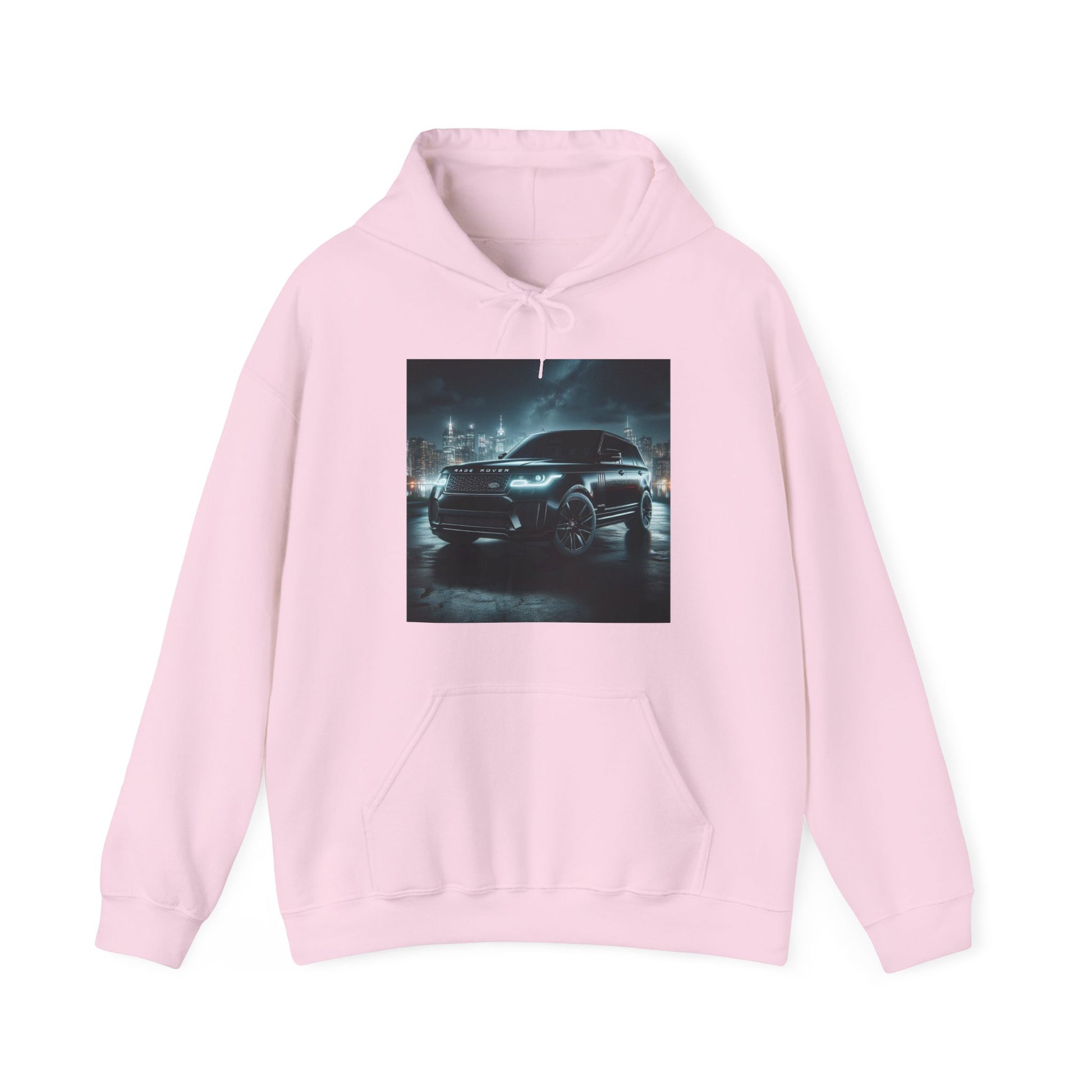 Black Range Rover Hoodie Hoodie Printify Light Pink S