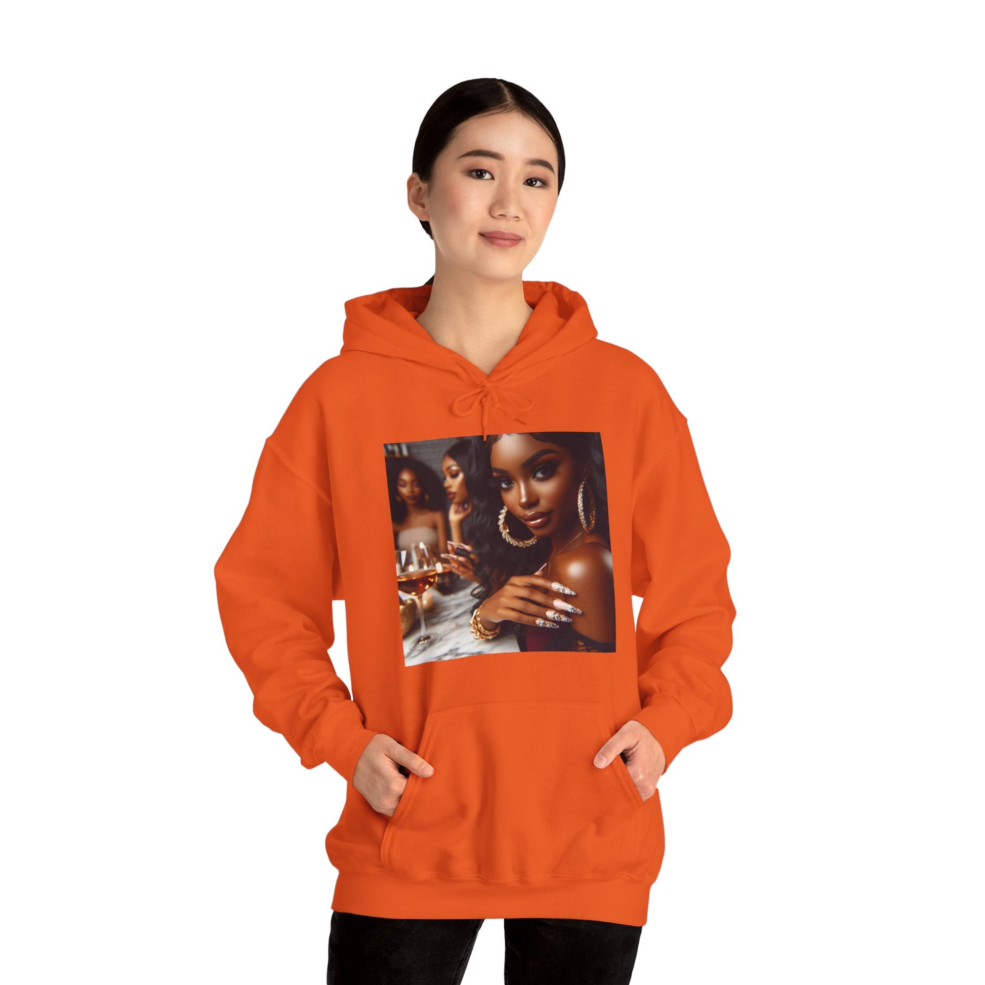 Wine Down Hoodie Hoodie Printify