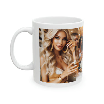 Wine Down Mug Mug Printify 11oz
