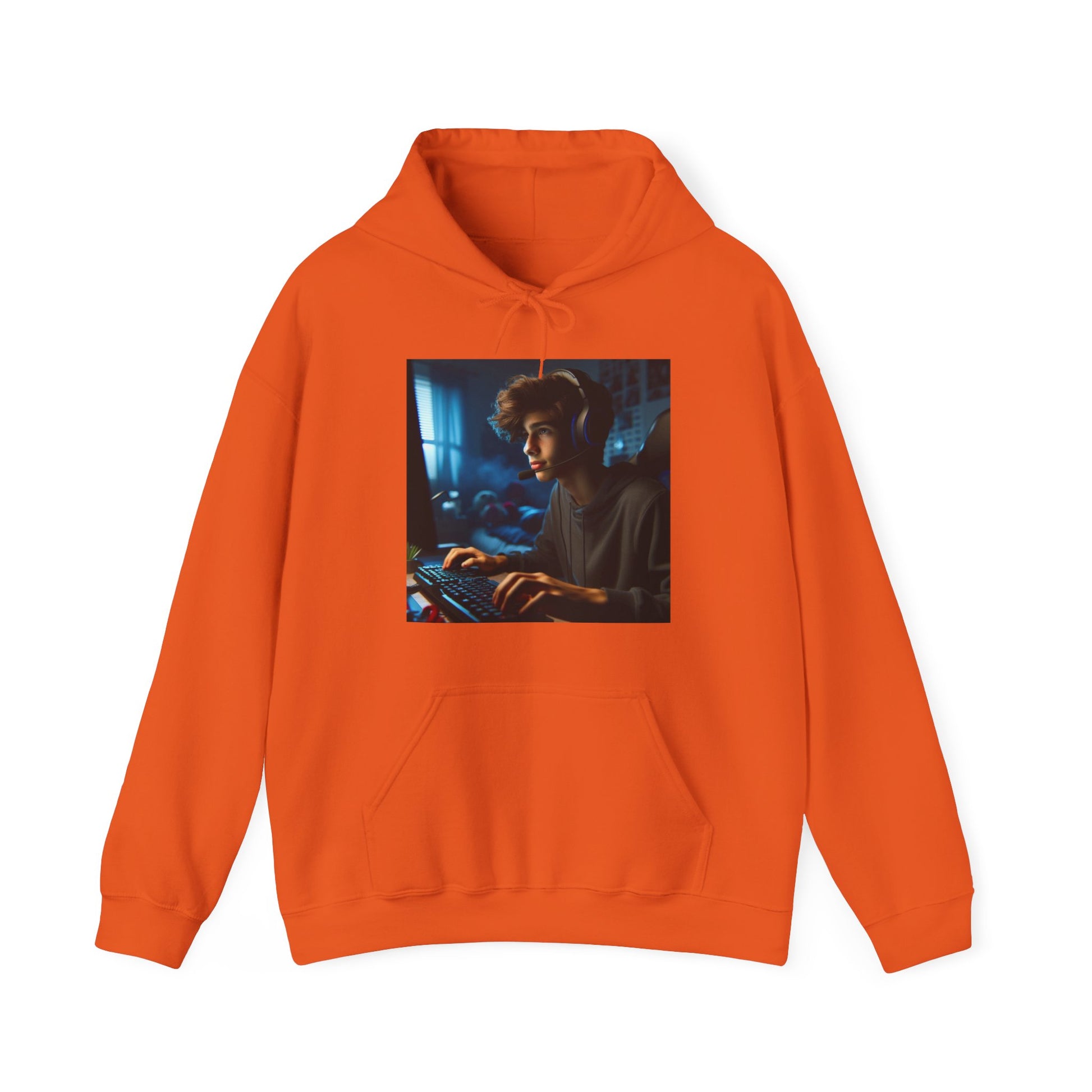 Game Time Hoodie Hoodie Printify Orange S