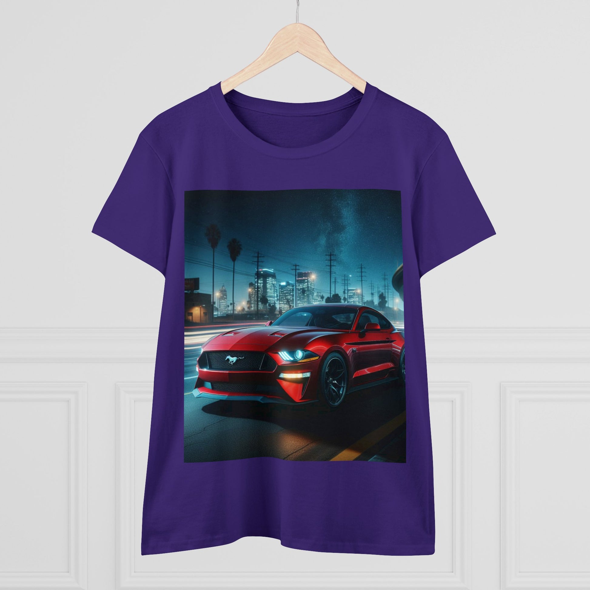 Red Mustang T-Shirt T-Shirt Printify