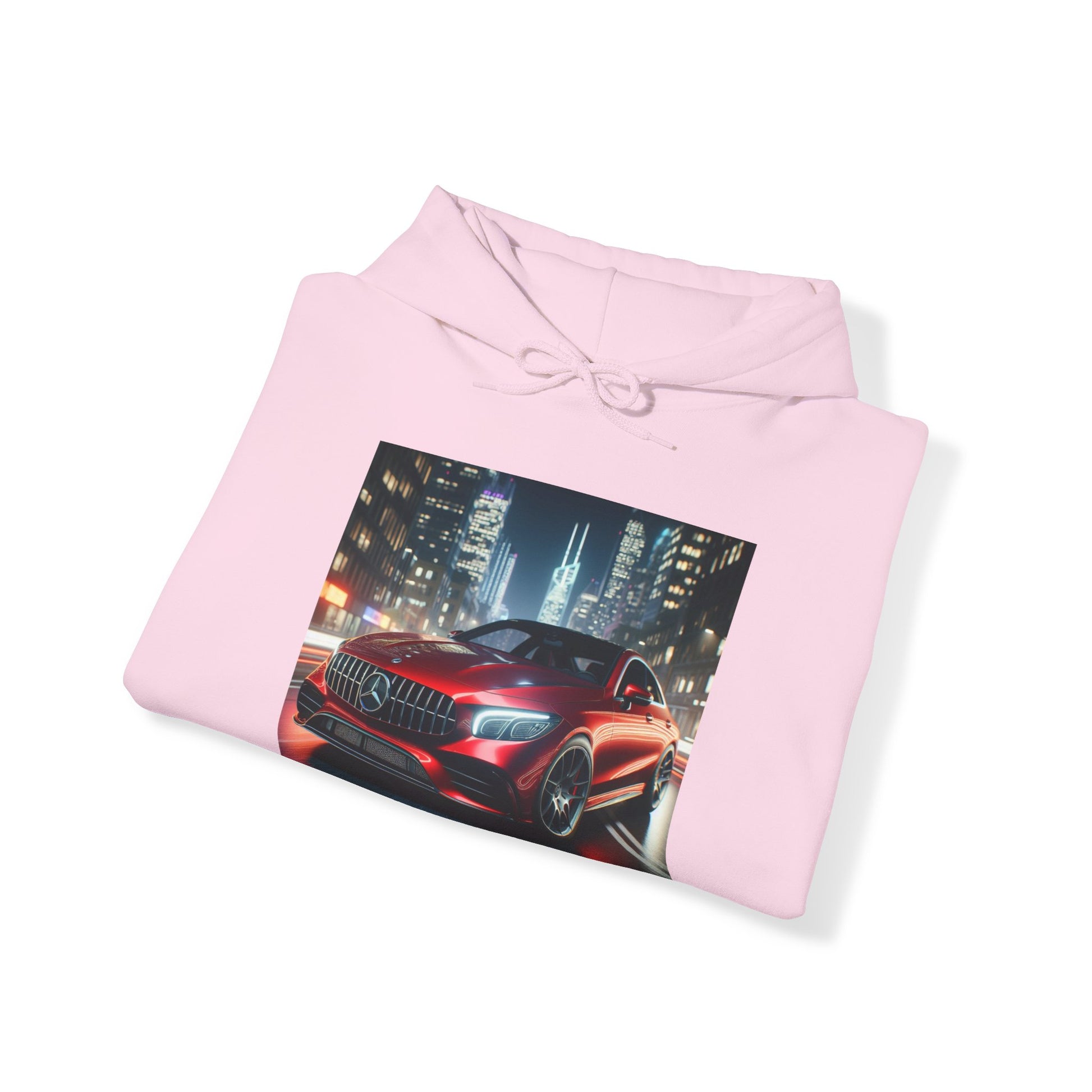 Red Mercedes Hoodie Hoodie Printify