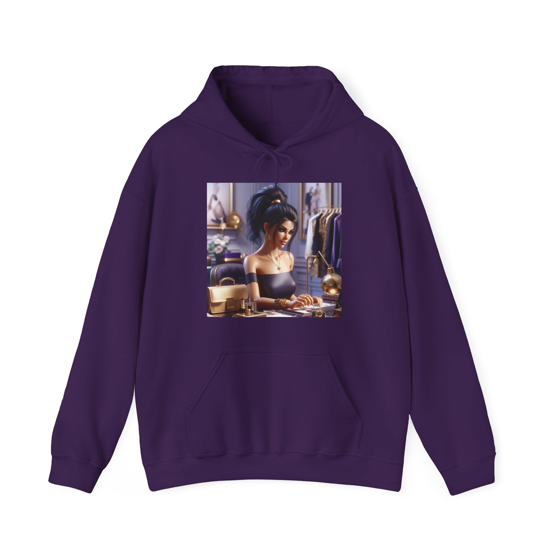 Fashion and Beauty Hoodie Hoodie Printify Purple S