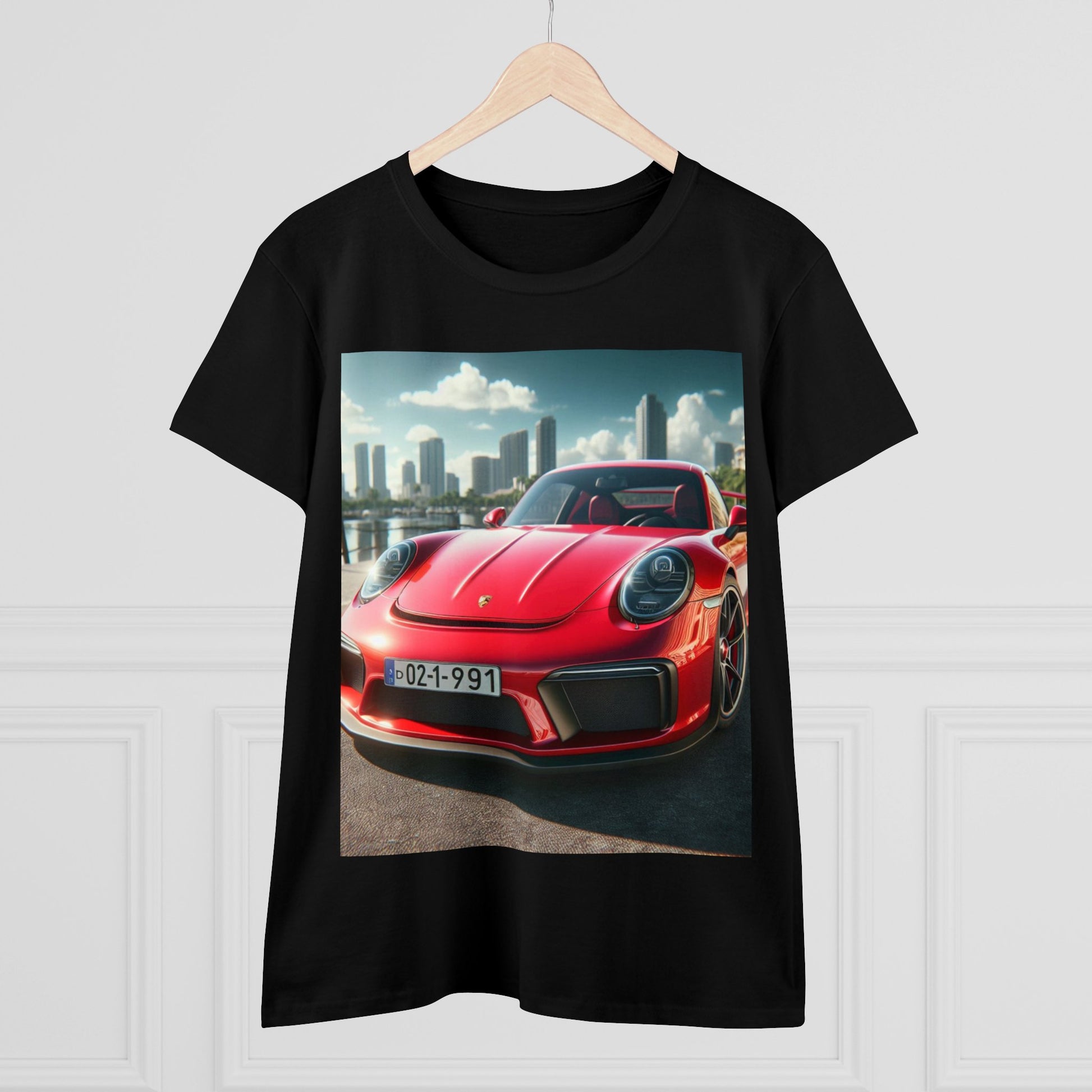 Red Porsche T-Shirt T-Shirt Printify