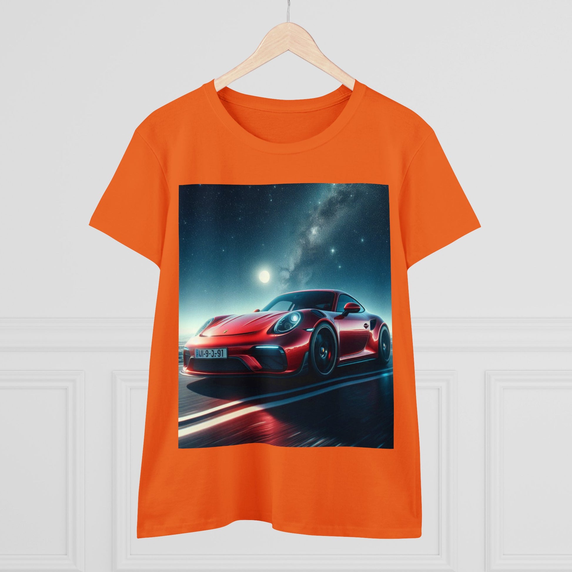 Red Porsche T-Shirt T-Shirt Printify