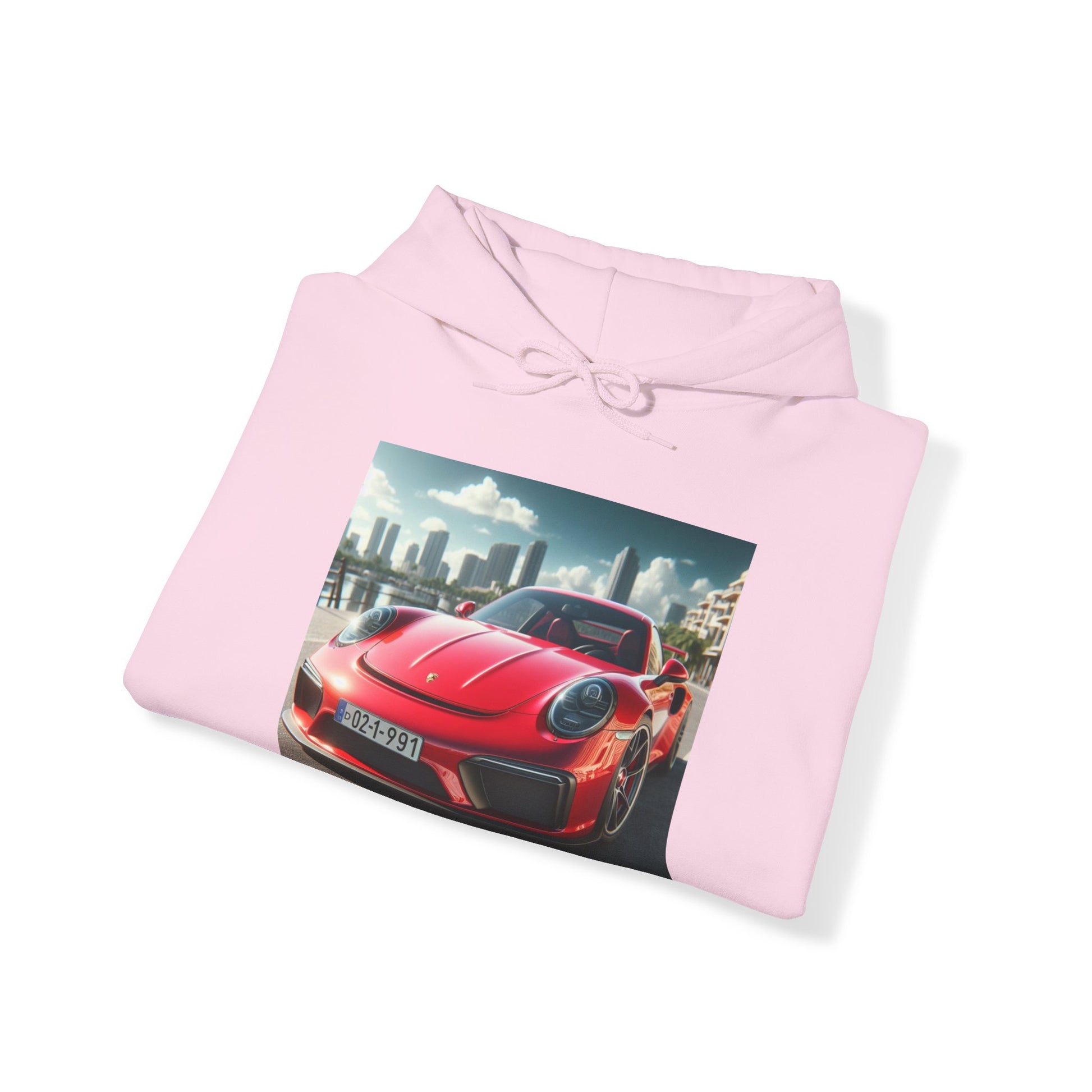 Red Porsche Hoodie Hoodie Printify
