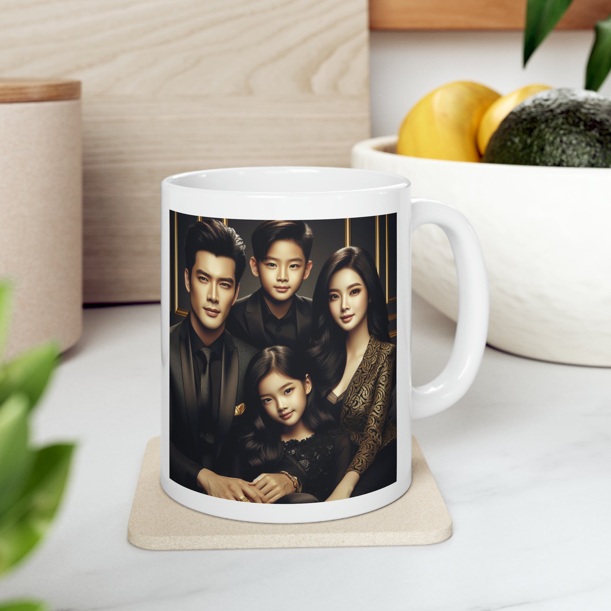 Family Portrait Mug Mug Printify