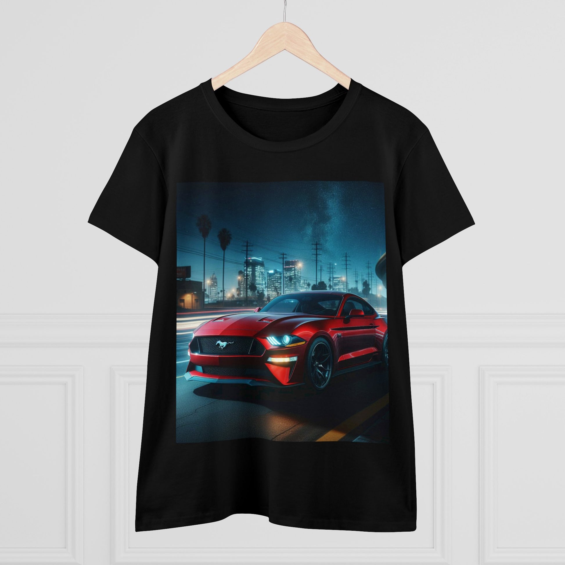 Red Mustang T-Shirt T-Shirt Printify
