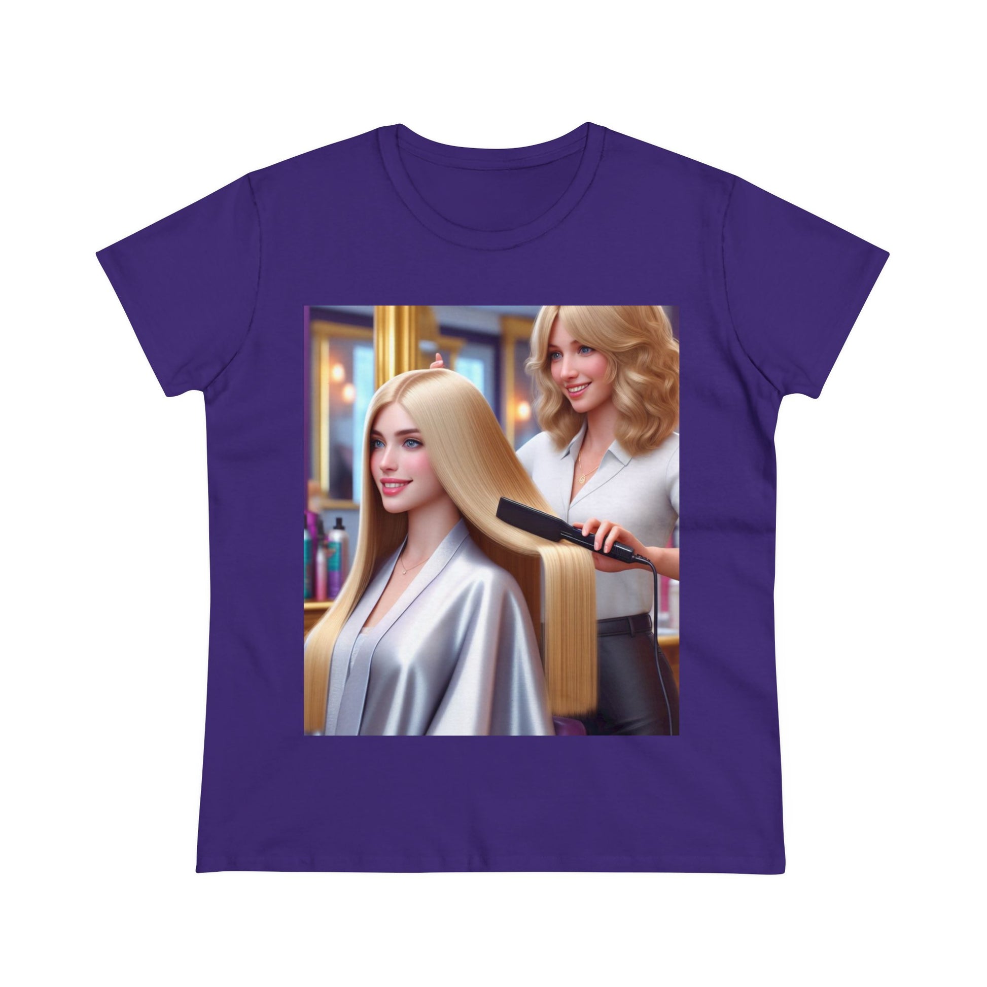 Hair Day T-Shirt T-Shirt Printify Purple S