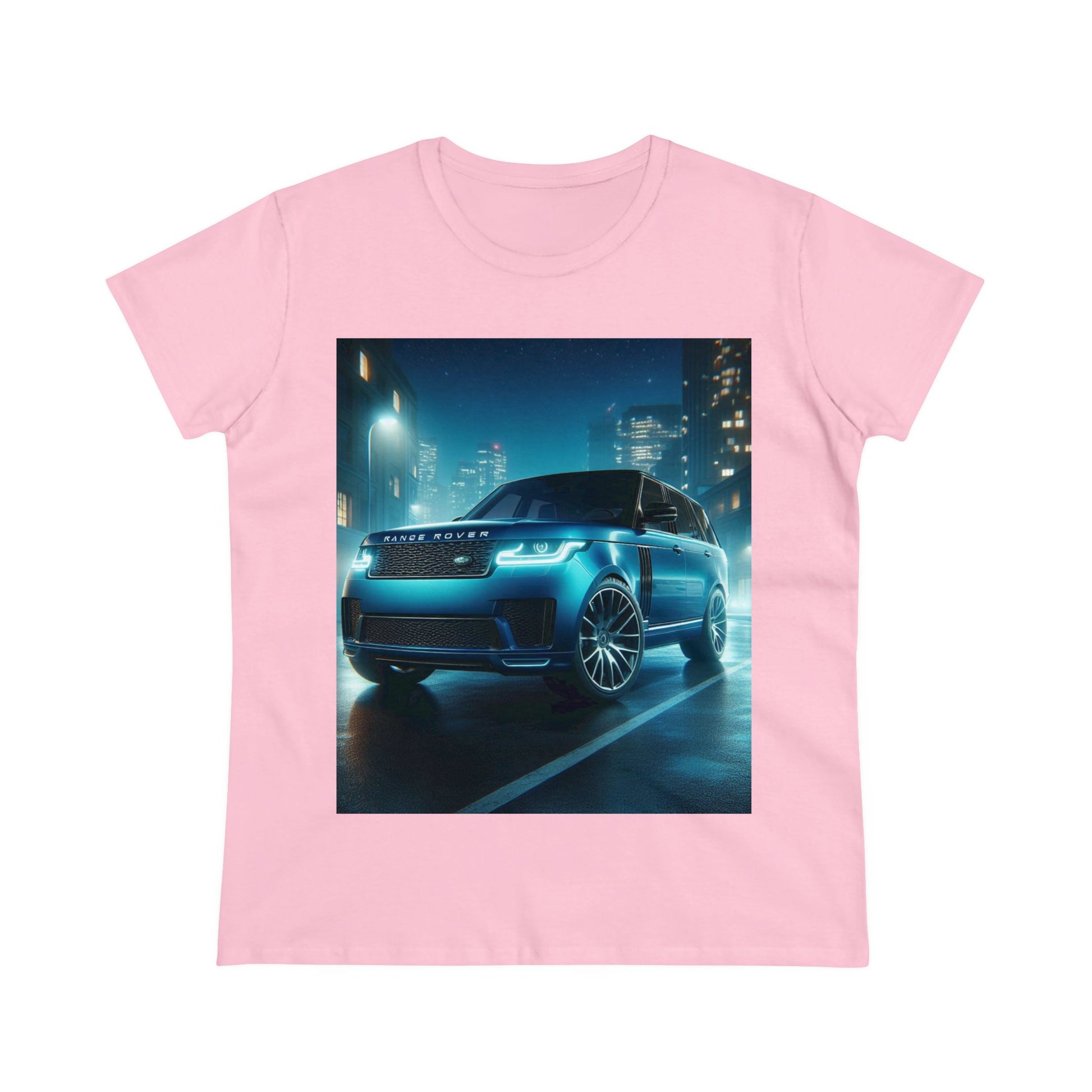 Blue Range Rover T-Shirt T-Shirt Printify Light Pink S