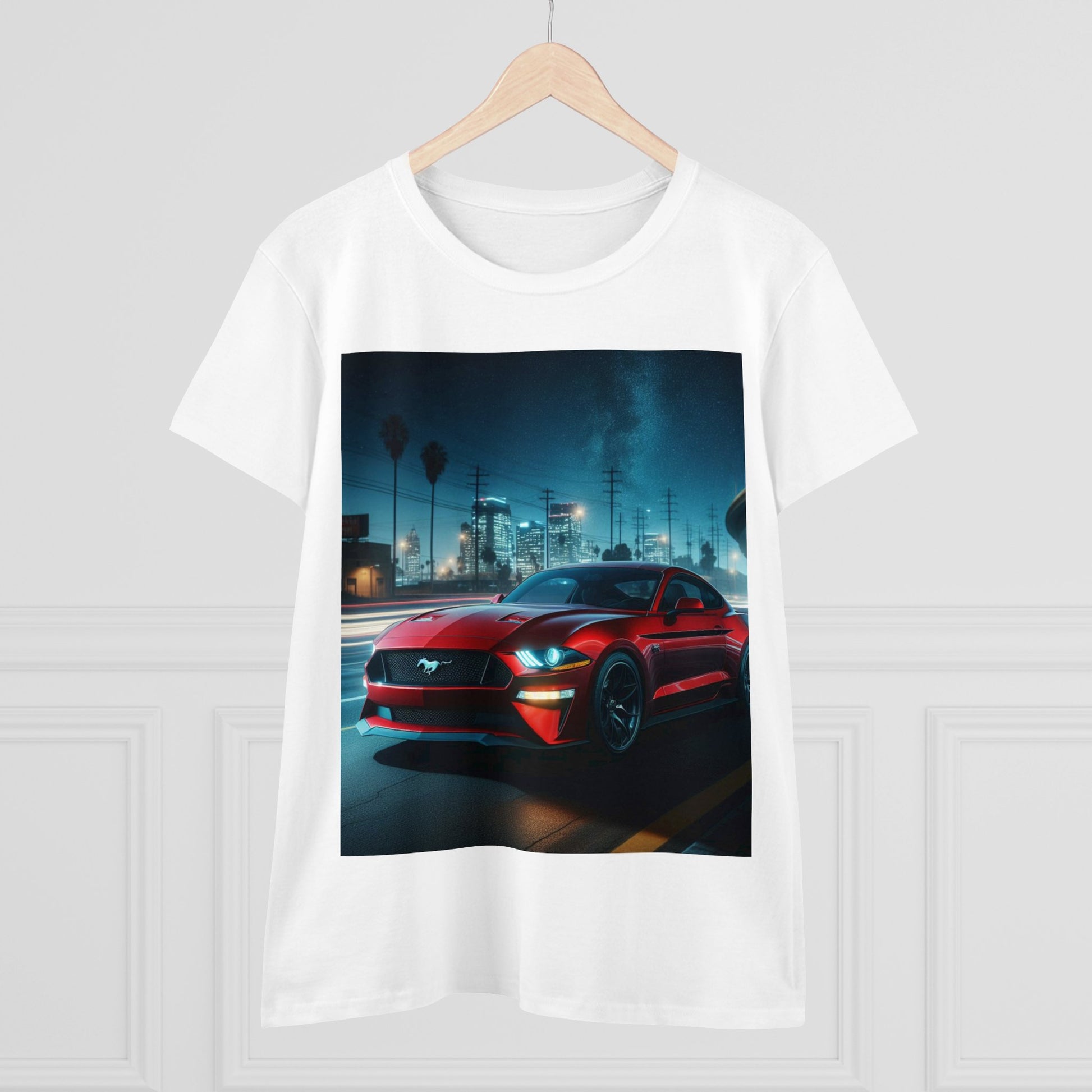 Red Mustang T-Shirt T-Shirt Printify