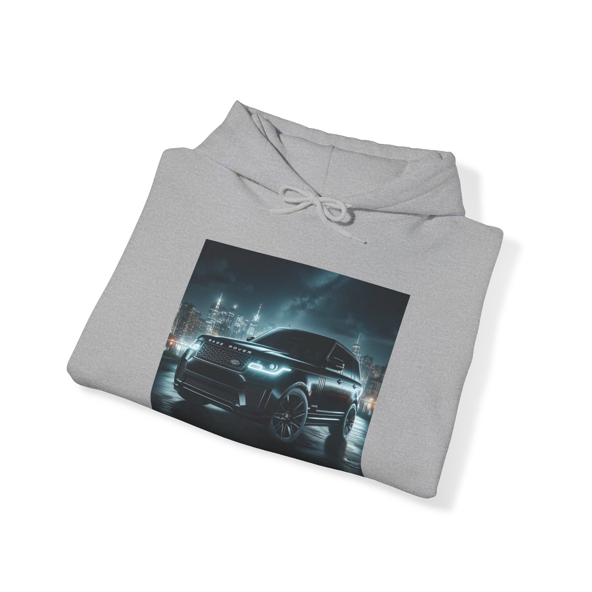 Black Range Rover Hoodie Hoodie Printify