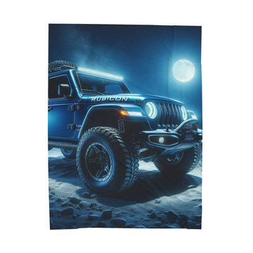 Blue Rubicon Plush Blanket All Over Prints Printify 60" × 80"