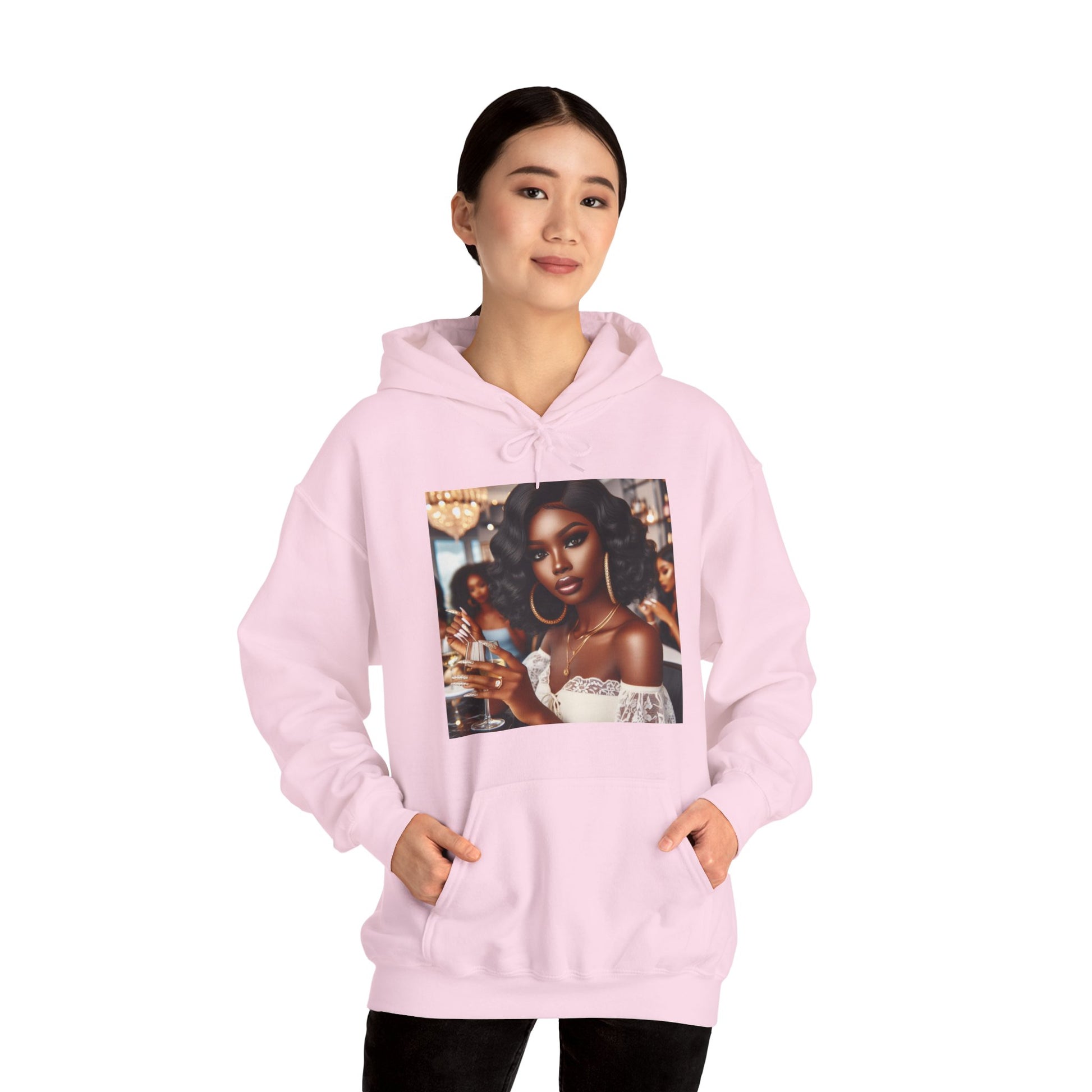 Wine Down Hoodie Hoodie Printify