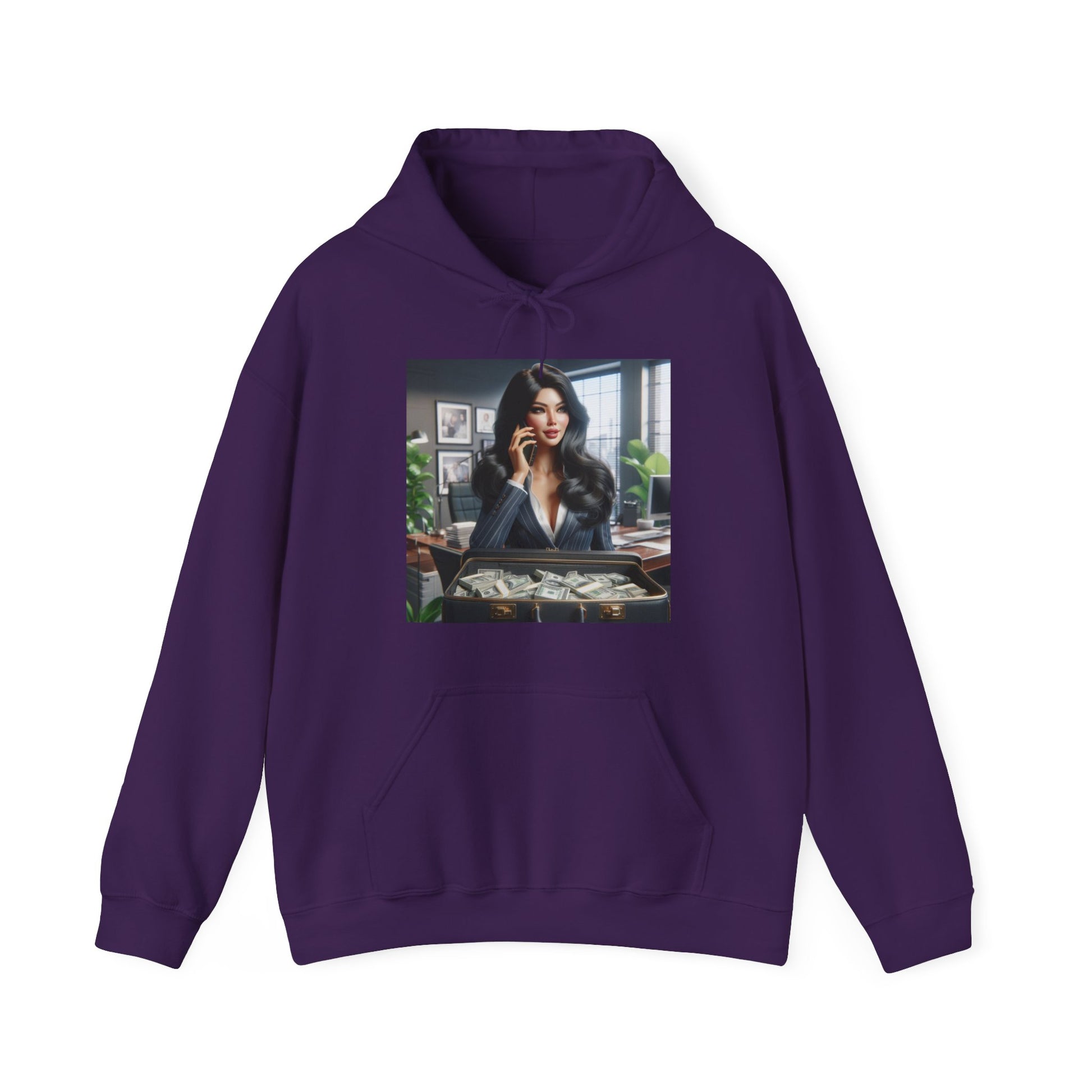 Business Deal Hoodie Hoodie Printify Purple S