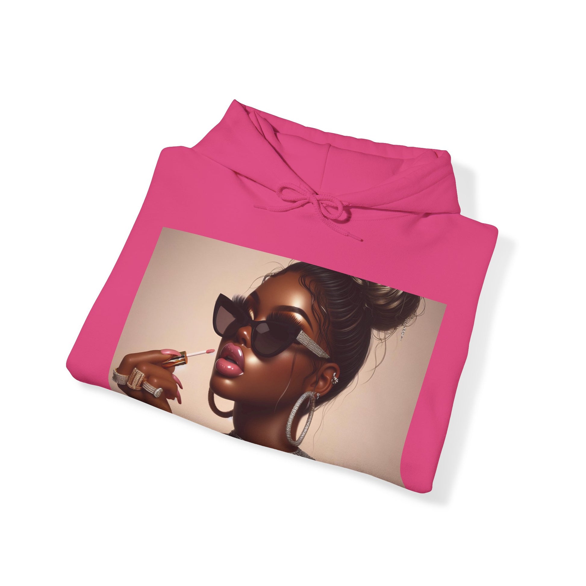 My Lip Gloss is Poppin Hoodie Hoodie Printify