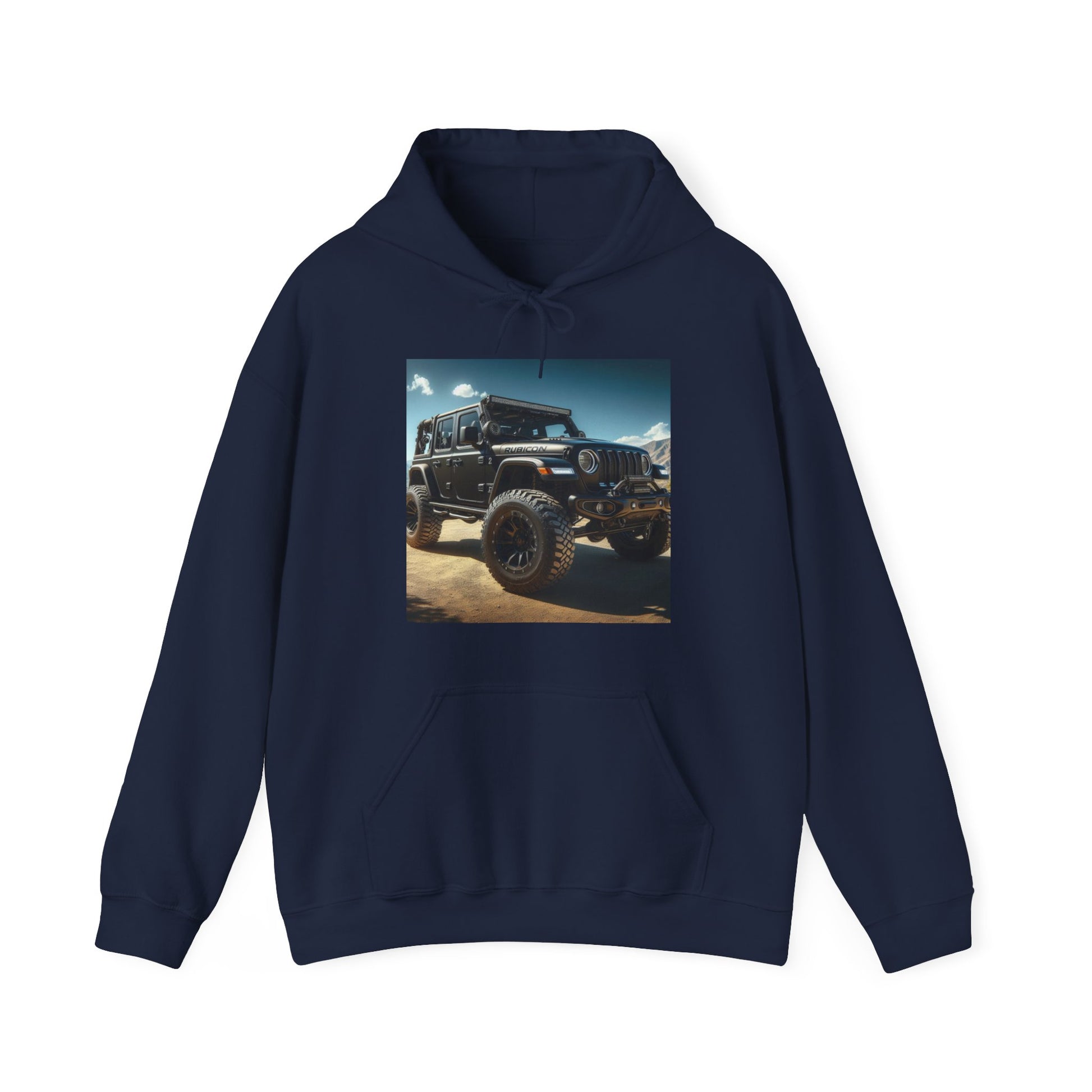 Black Rubicon Hoodie Hoodie Printify Navy S