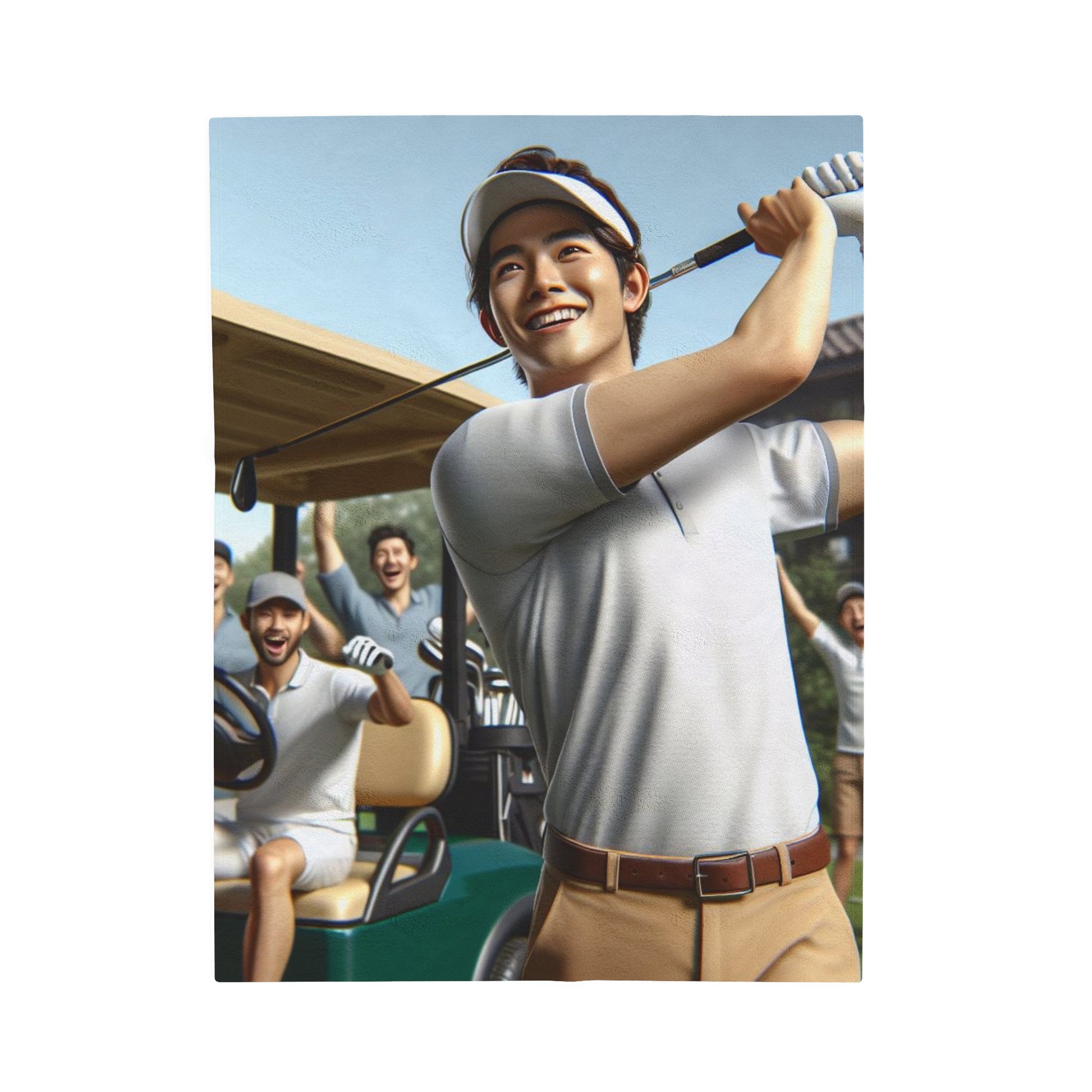 Golf Tournament Plush Blanket All Over Prints Printify 30" × 40"