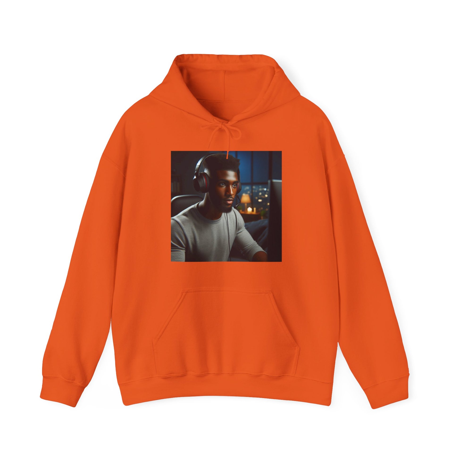 Game Time Hoodie Hoodie Printify Orange S
