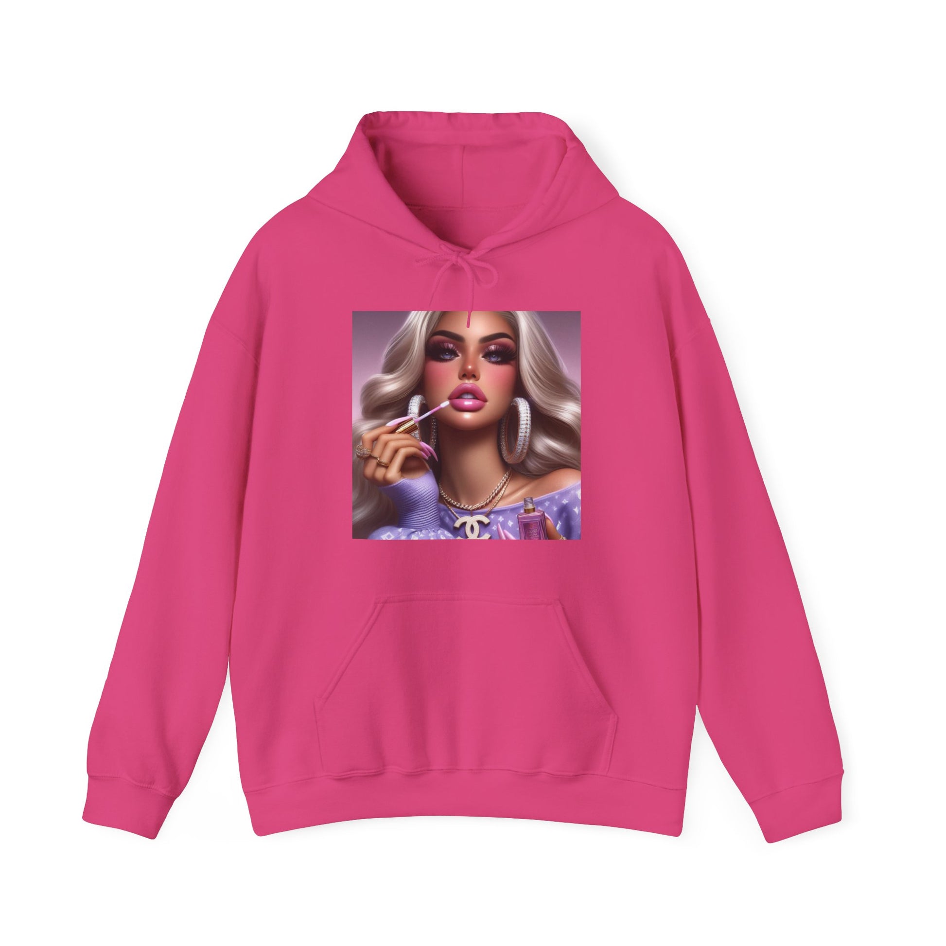 Gloss Up Hoodie Hoodie Printify Heliconia S