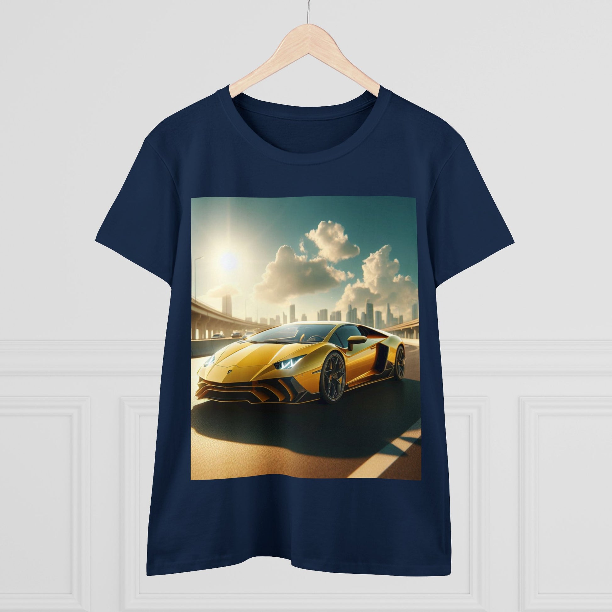 Yellow Lamborghini T-Shirt T-Shirt Printify
