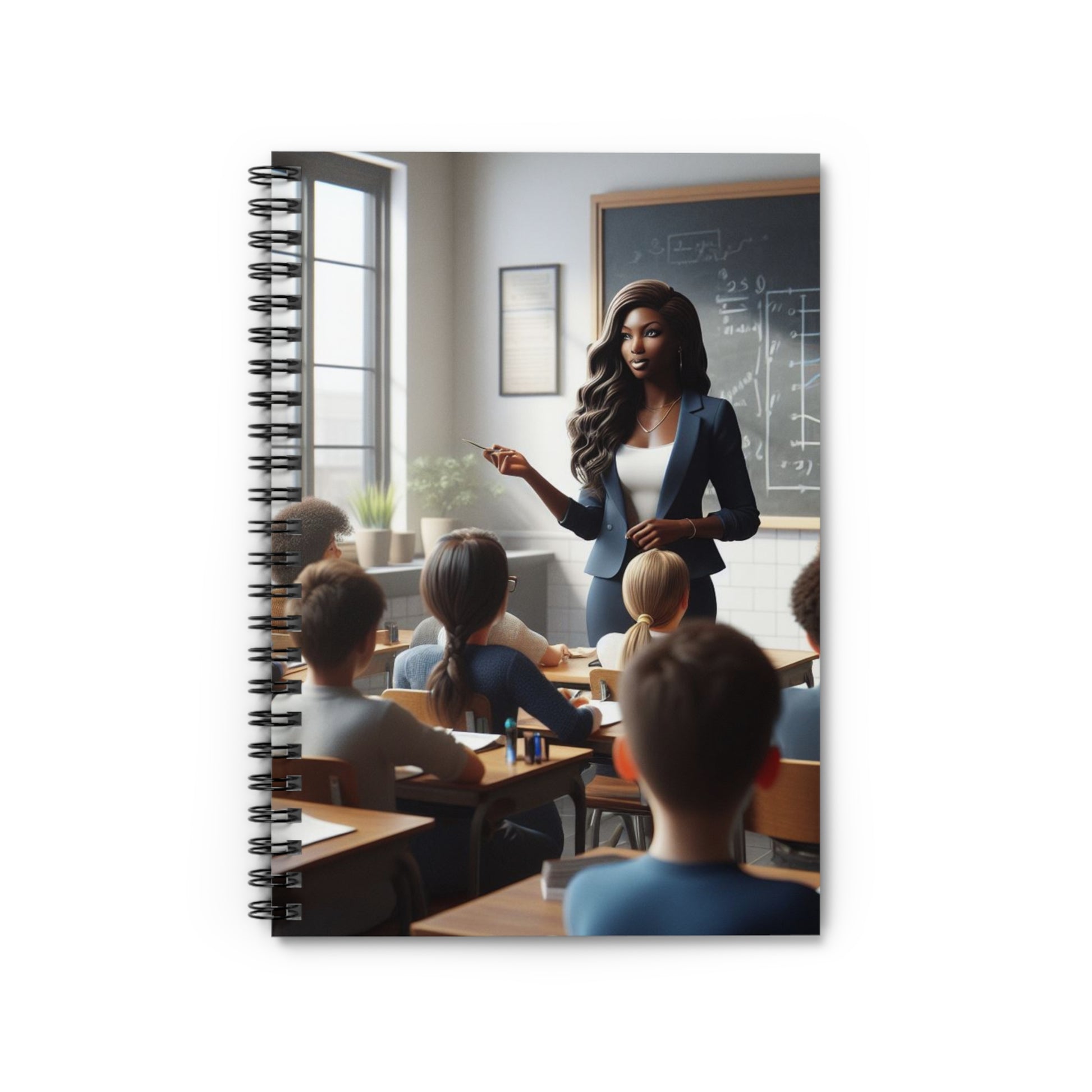 Class in Session Spiral Notebook Paper products Printify One Size