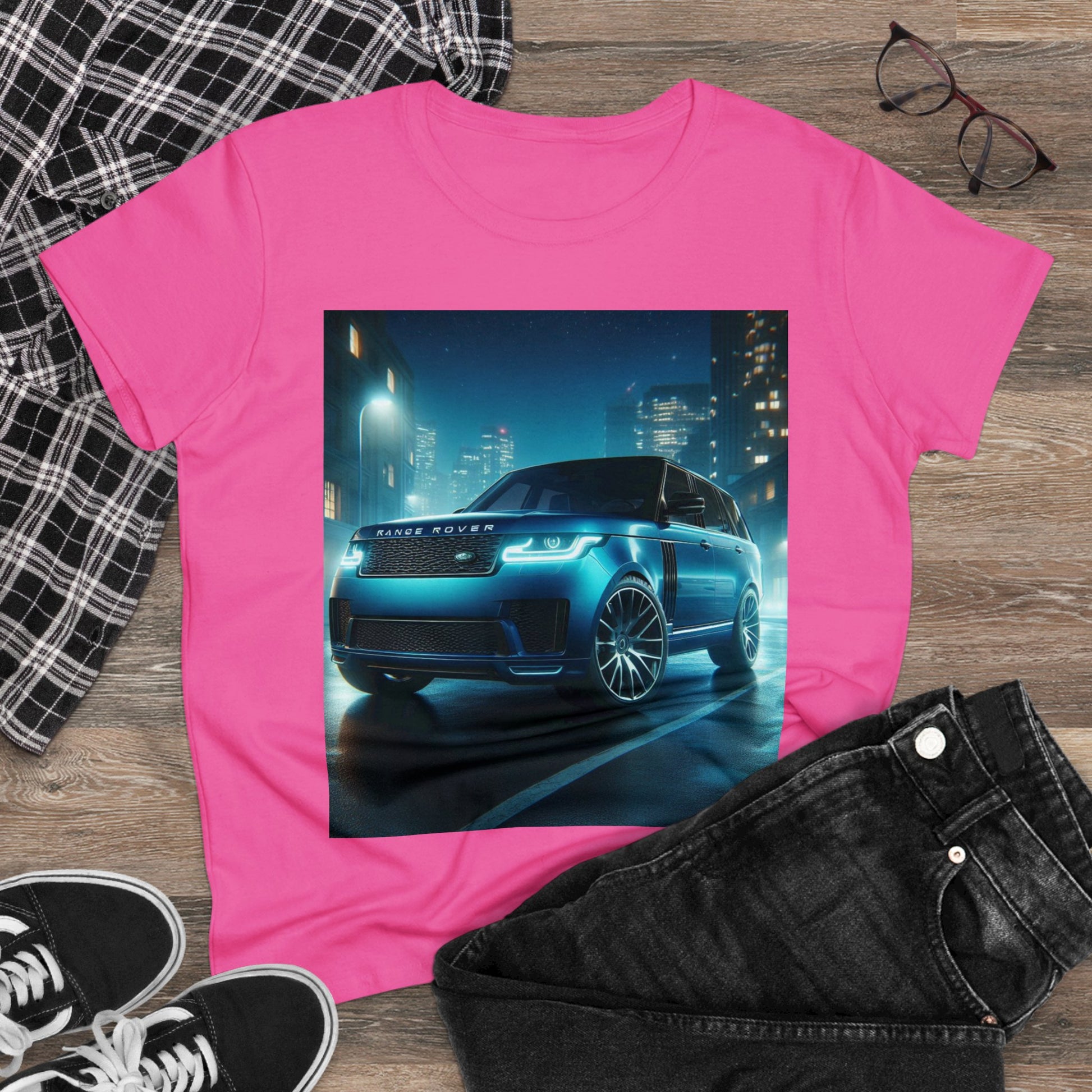 Blue Range Rover T-Shirt T-Shirt Printify
