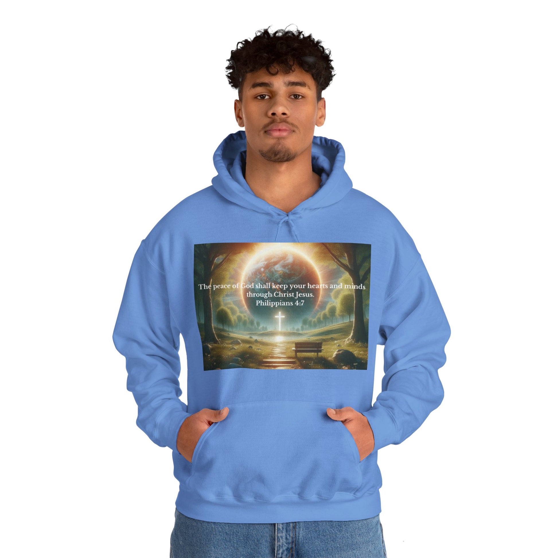 Philippians 4:7 Hoodie Hoodie Printify