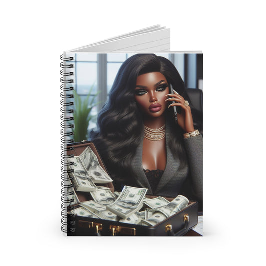 Business Deal Spiral Notebook Paper products Printify