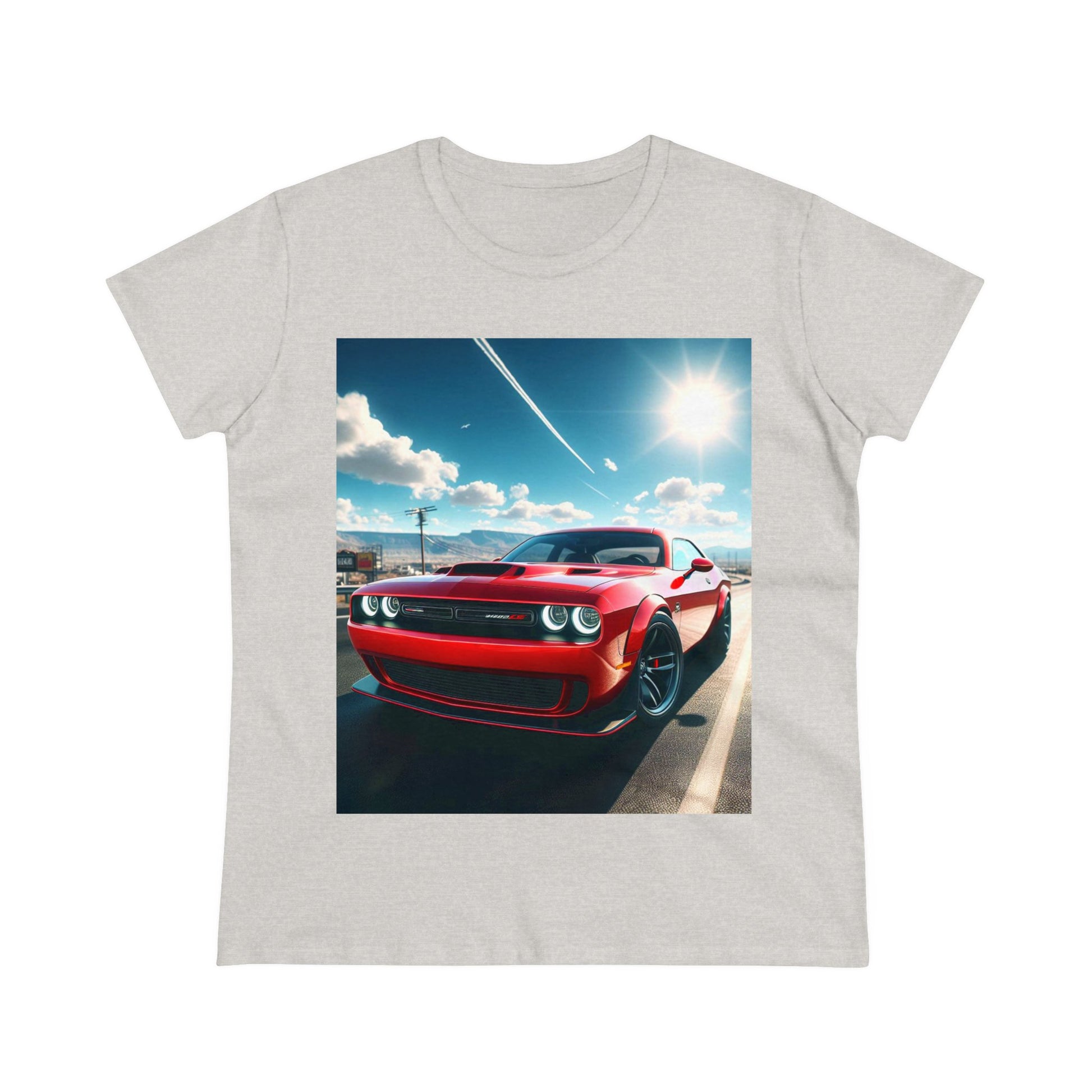 Red Challenger T-Shirt T-Shirt Printify Ash S