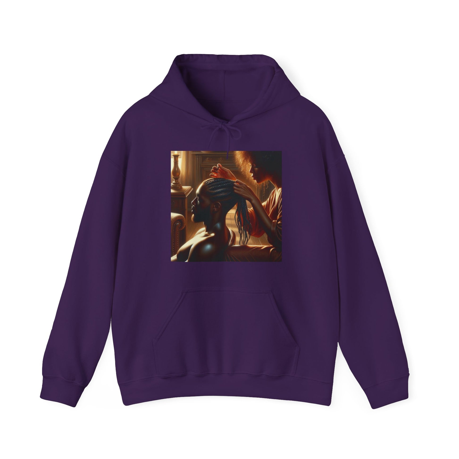 Braid My Hair Hoodie Hoodie Printify Purple S