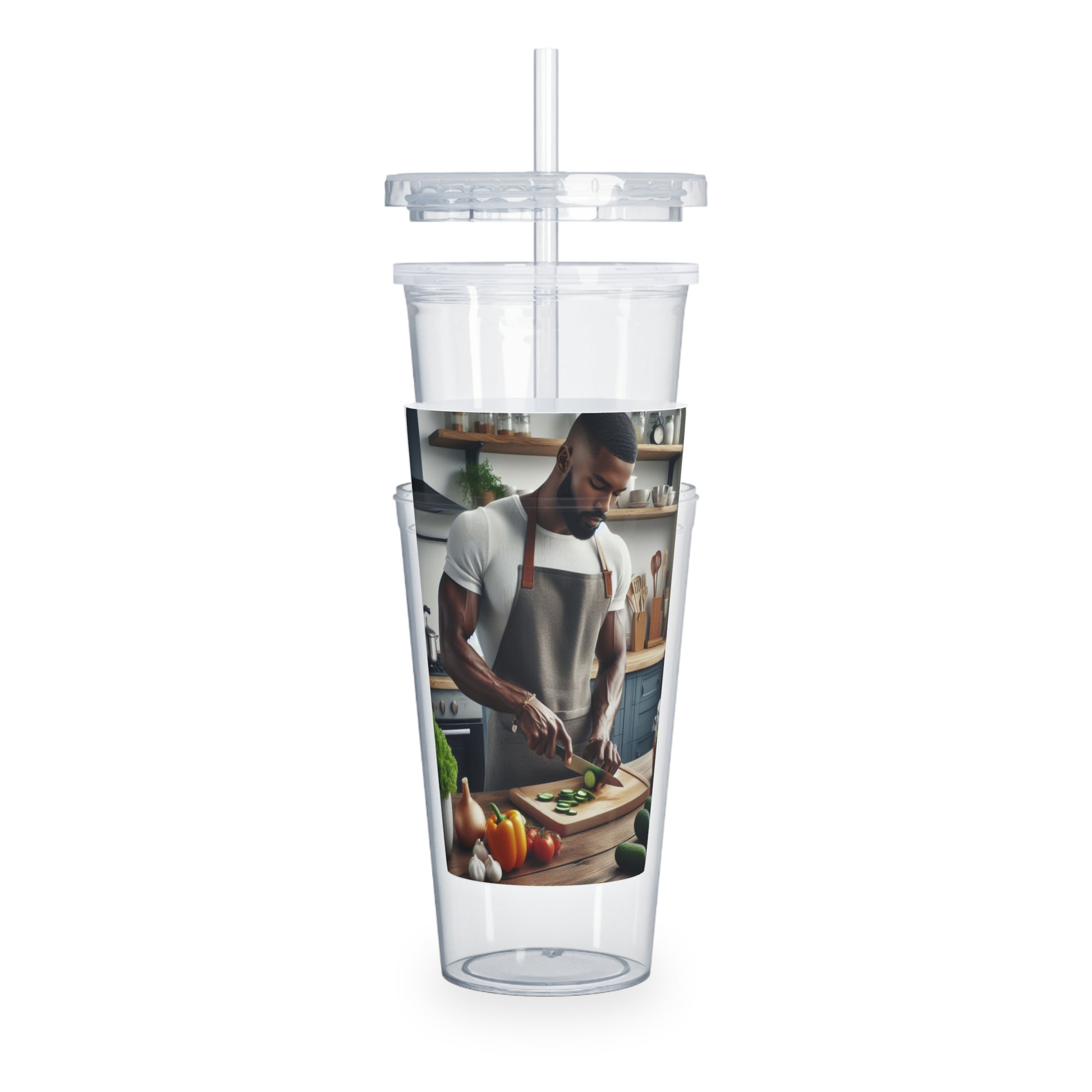 Dinner Time Tumbler with Straw Mug Printify