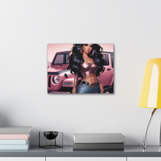 Pink Luxury Canvas Canvas Printify 16″ x 12″ (Horizontal) 0.75''