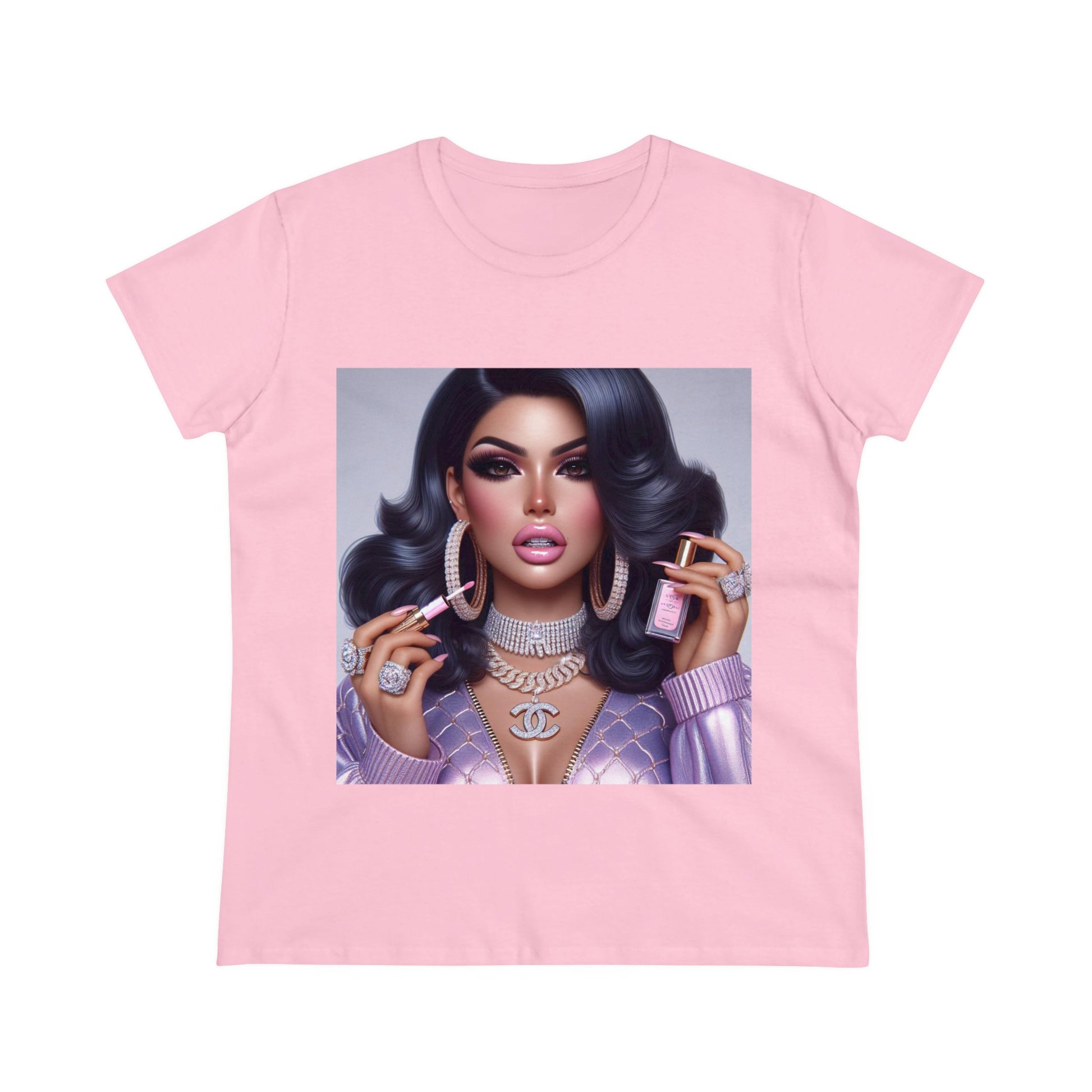 Gloss Up T-Shirt T-Shirt Printify Light Pink S