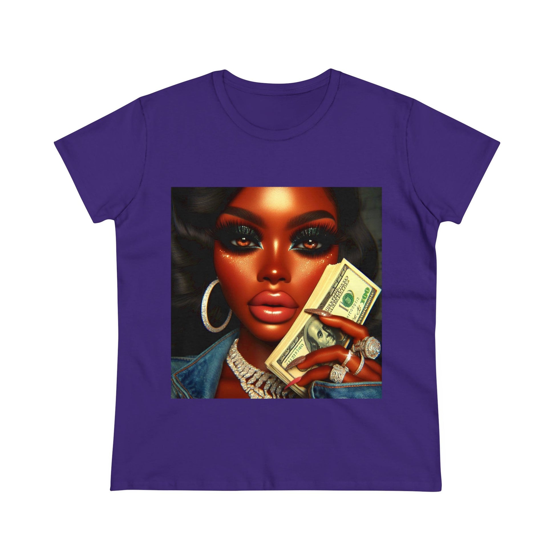 Money Talks T-Shirt T-Shirt Printify Purple S