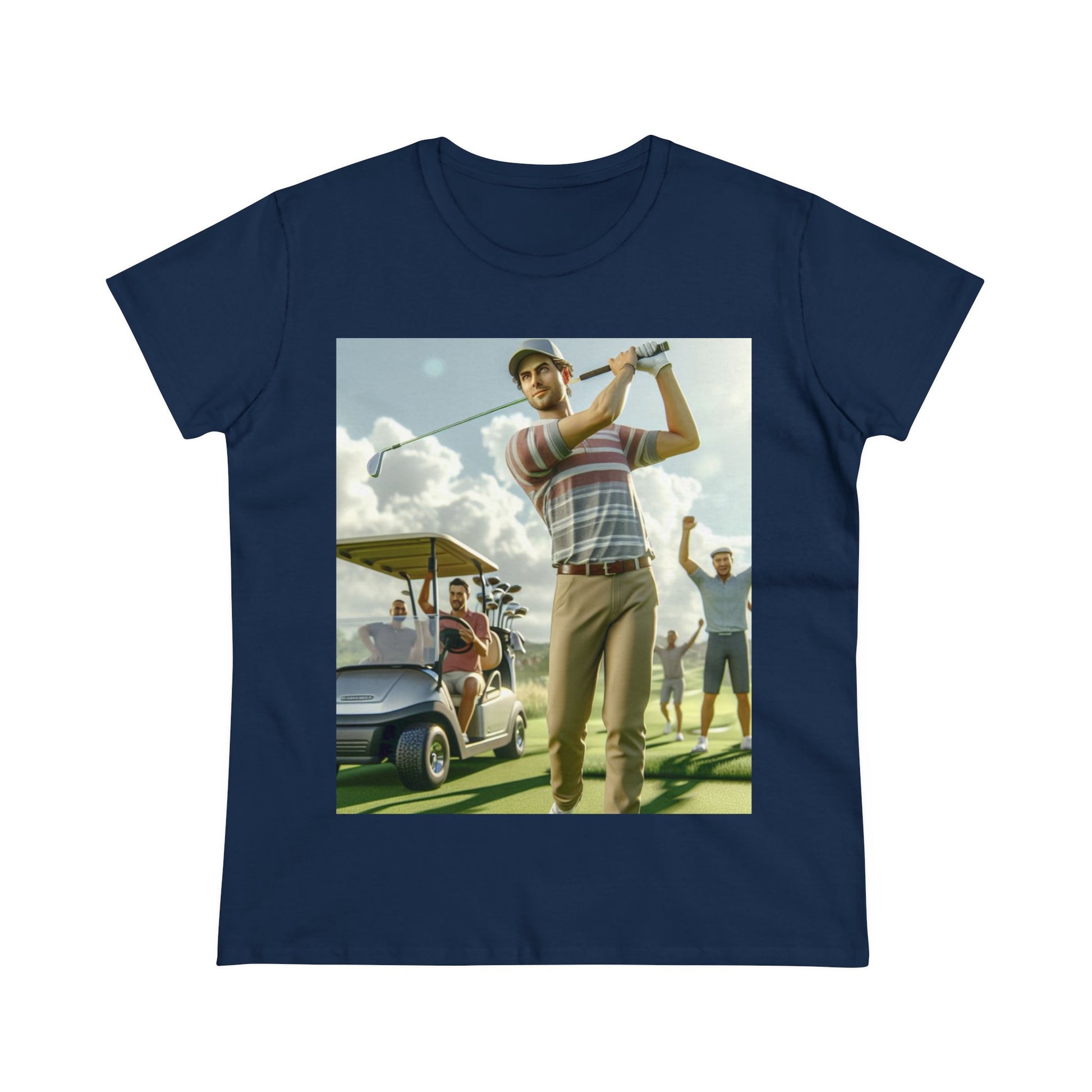 Golf Tournament T-Shirt T-Shirt Printify Navy S