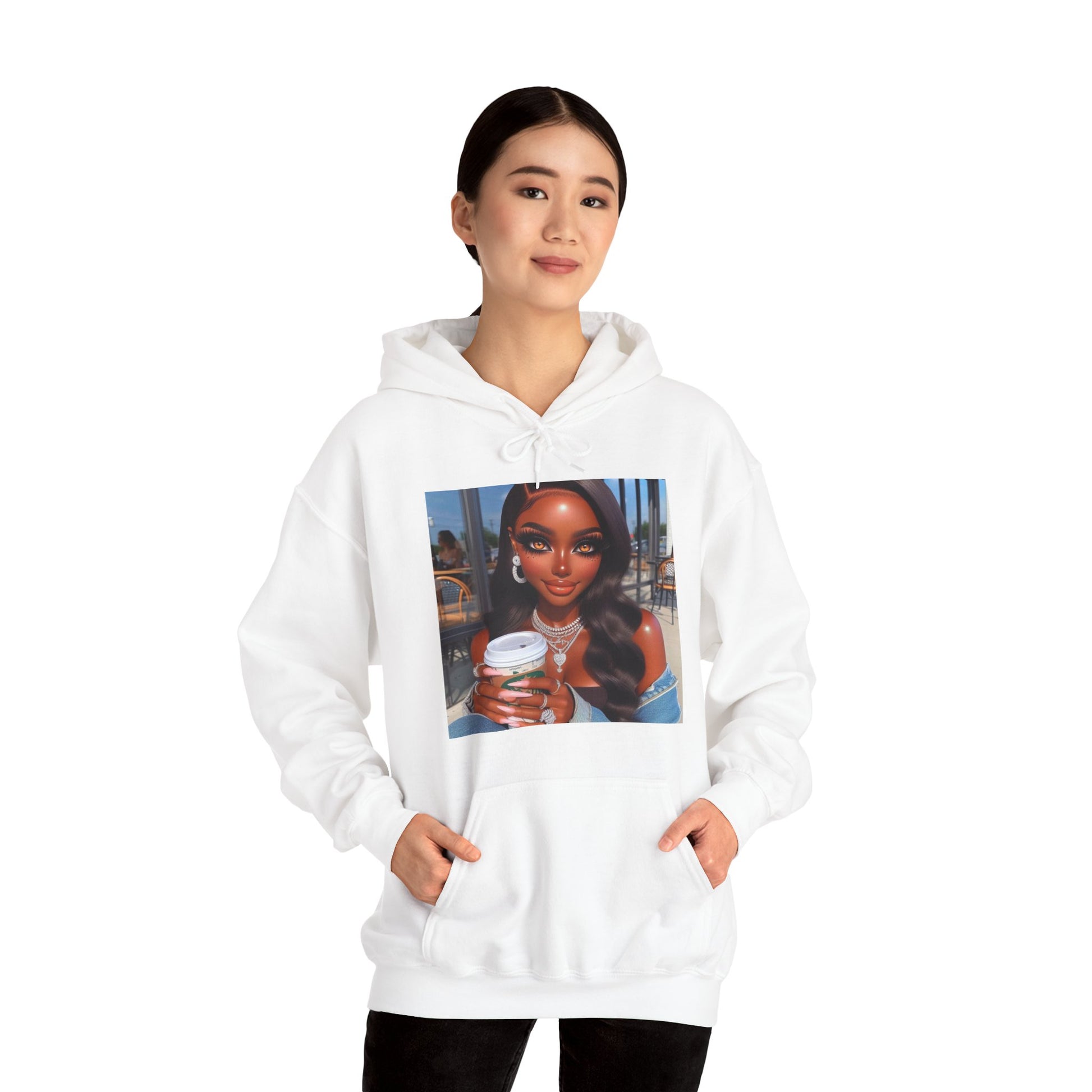 Coffee Beauty Hoodie Hoodie Printify