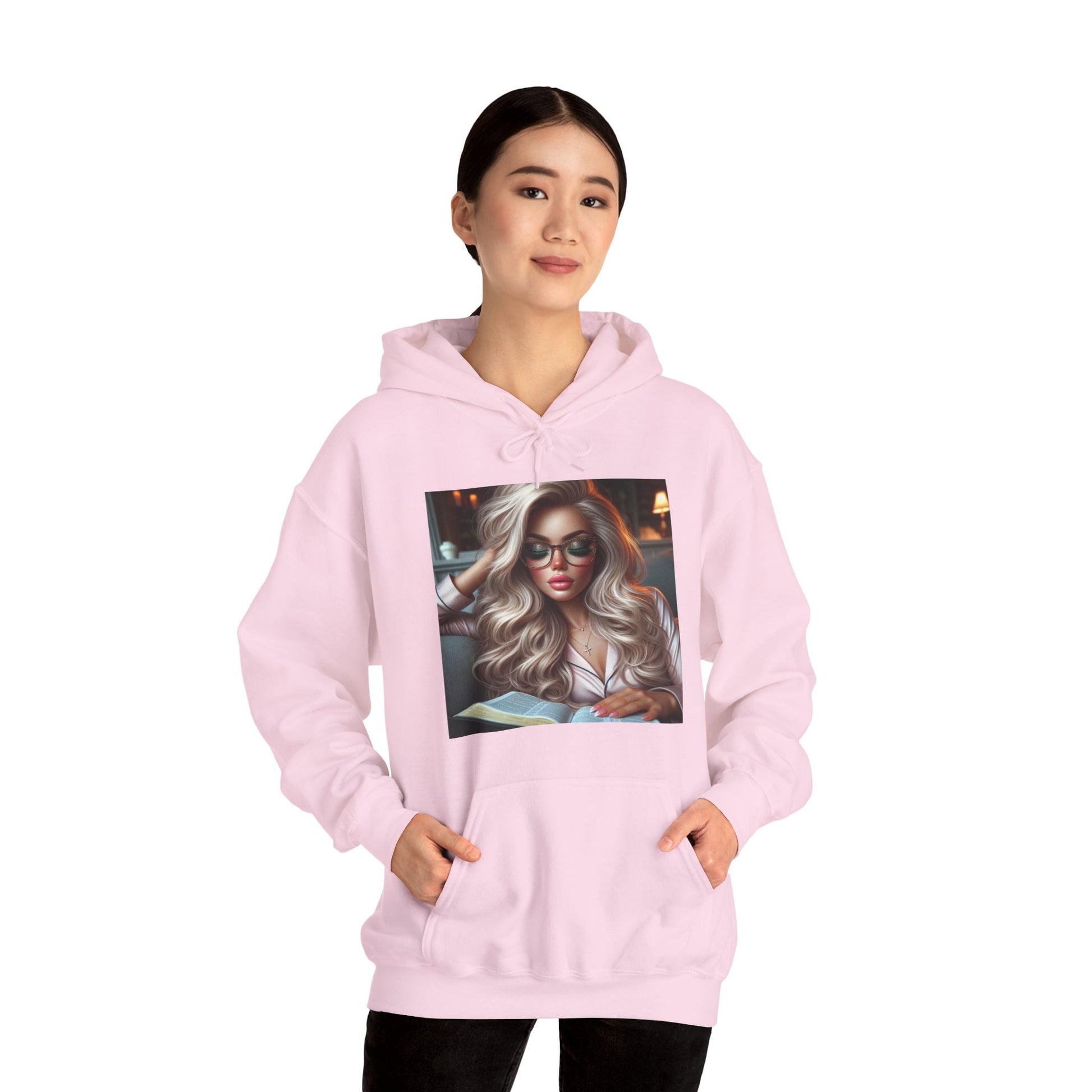 Relax and Read Hoodie Hoodie Printify