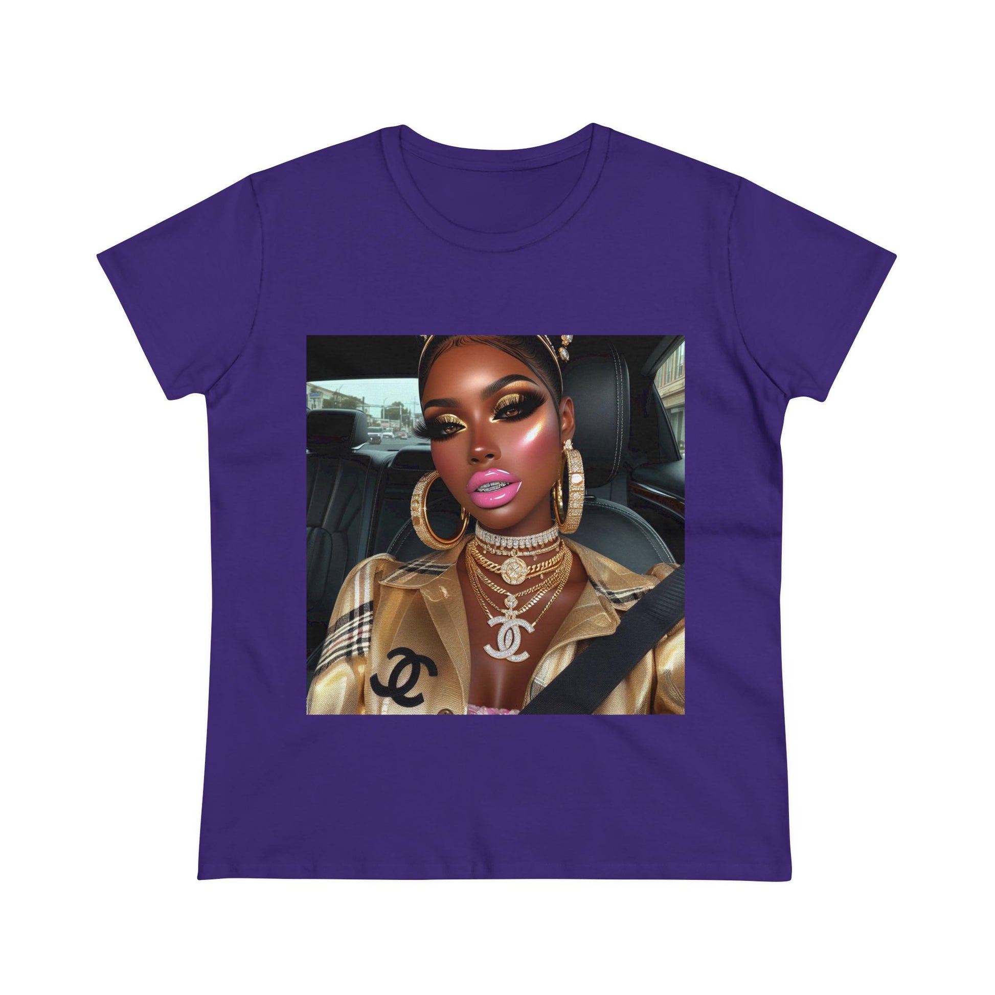 Car Beauty T-Shirt T-Shirt Printify Purple S