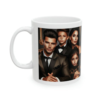 Family Portrait Mug Mug Printify 11oz