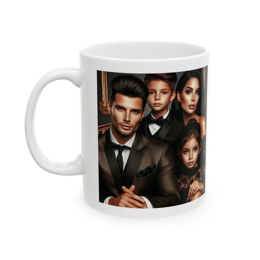 Family Portrait Mug Mug Printify 11oz