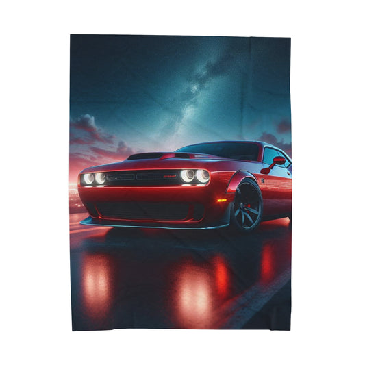 Red Challenger Plush Blanket All Over Prints Printify 60" × 80"