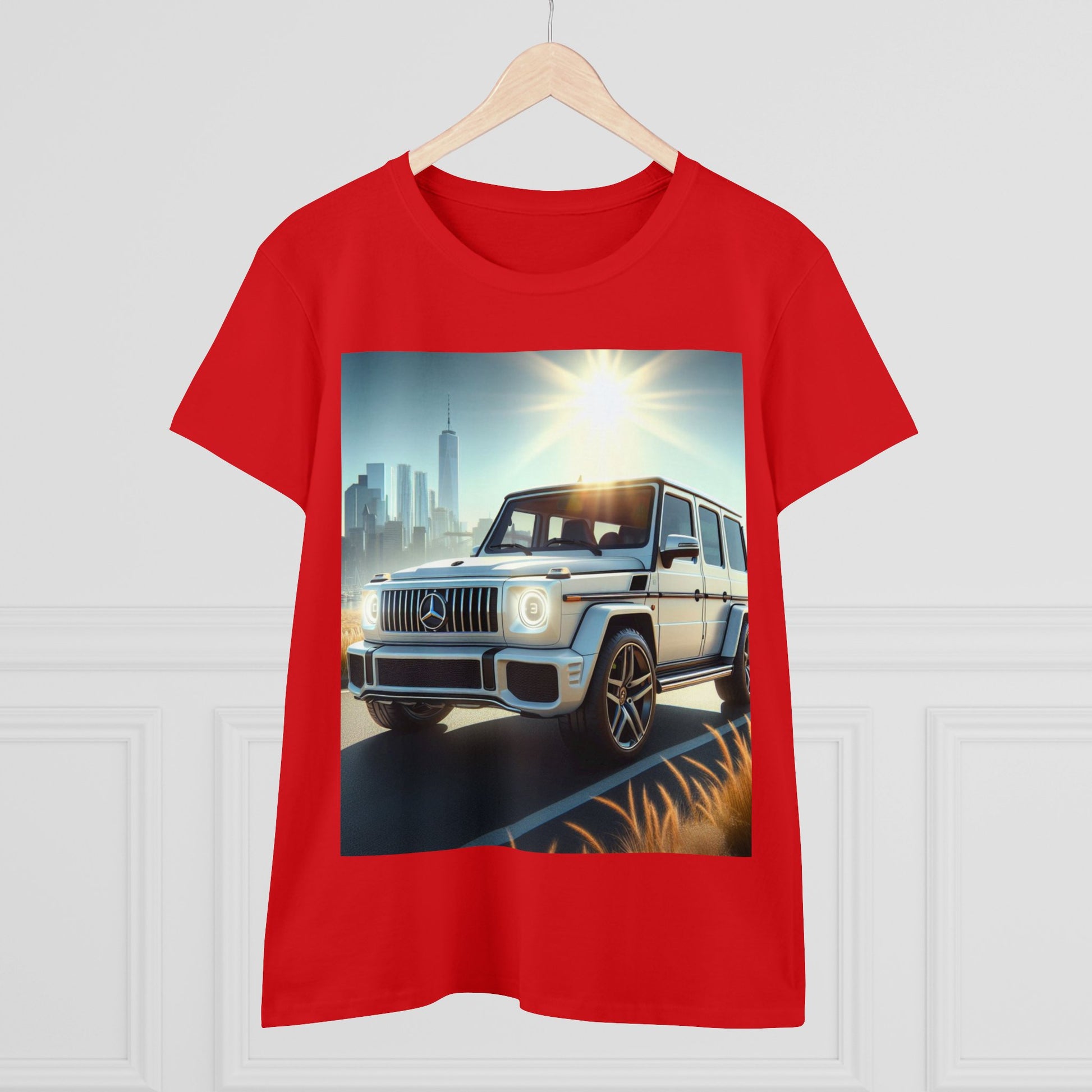 White G-Wagon T-Shirt T-Shirt Printify