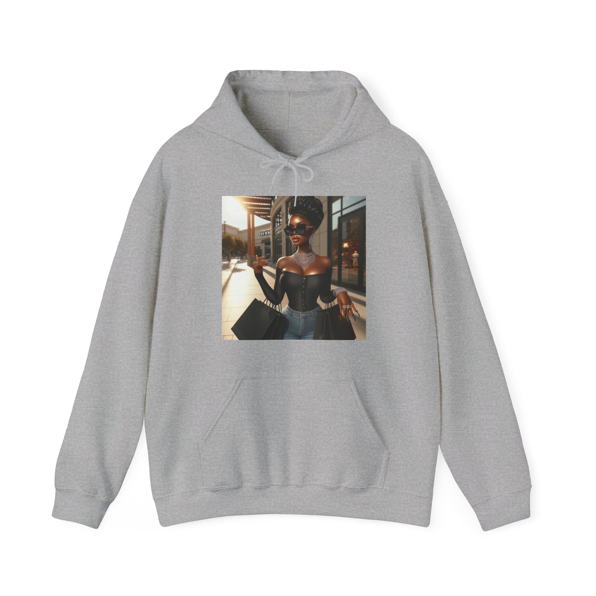 Let's Shop Hoodie Hoodie Printify Sport Grey S