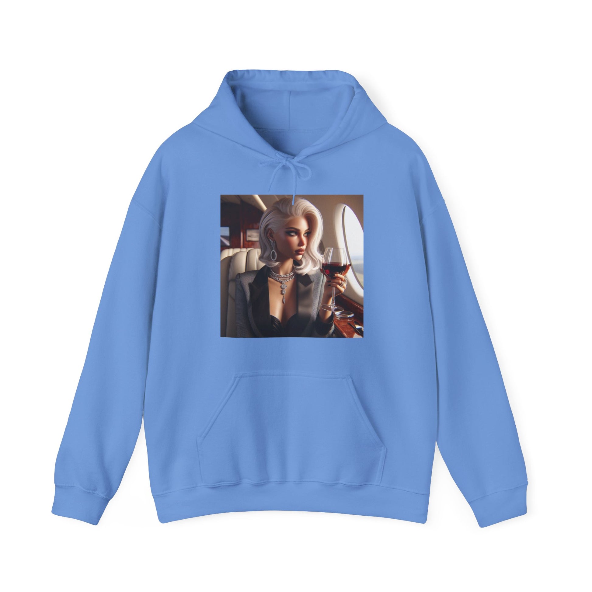 Private Business Hoodie Hoodie Printify Carolina Blue S