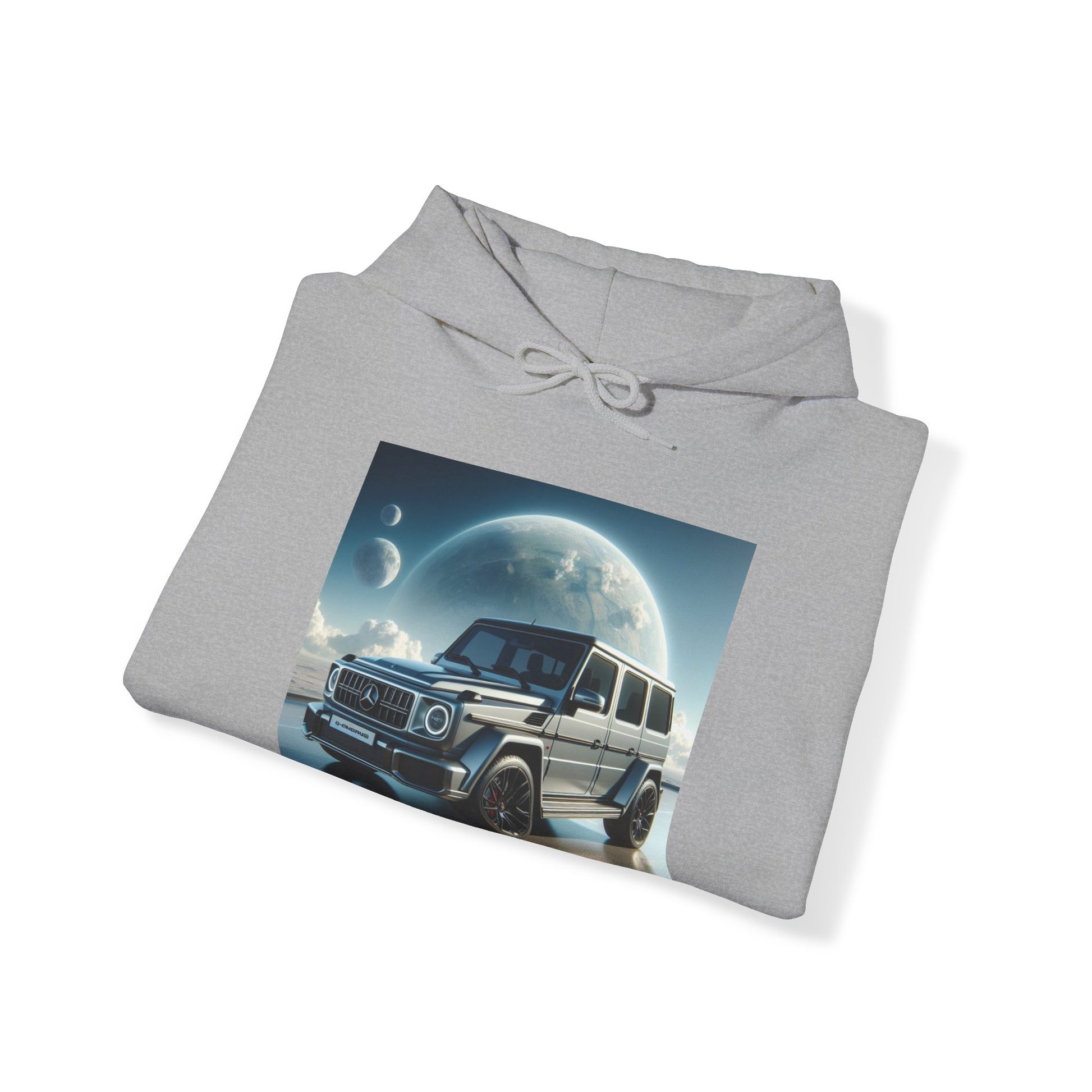 Silver G-Wagon Hoodie Hoodie Printify