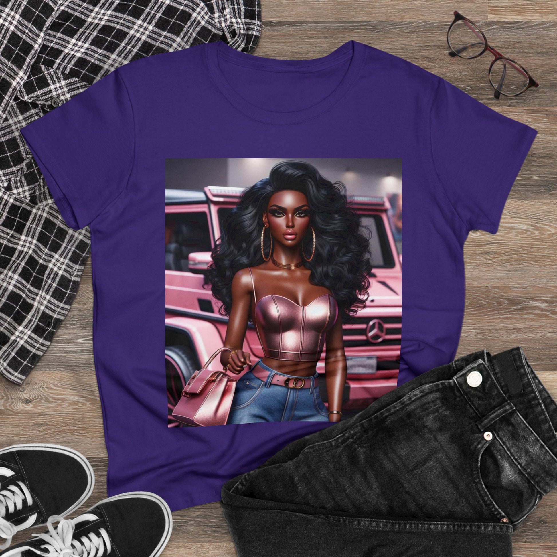 Pink Luxury T-Shirt T-Shirt Printify